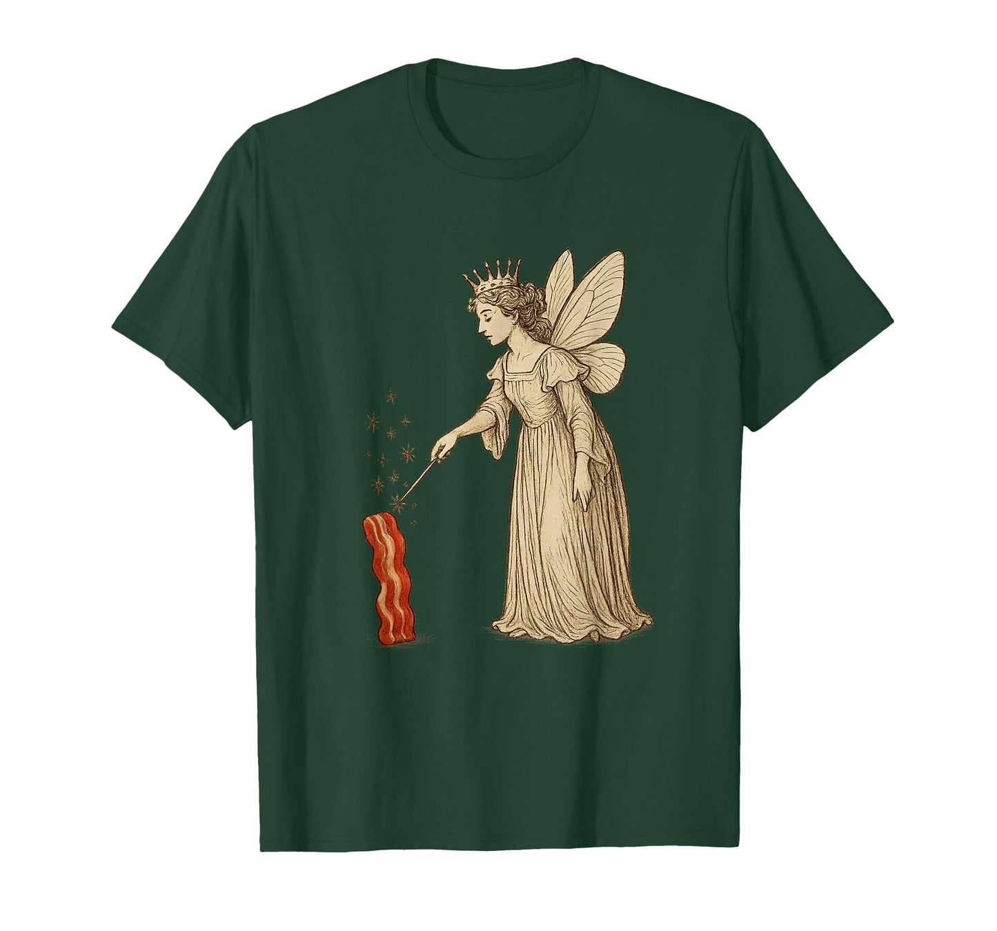 Bacon Fairy Magic Funny Food T-Shirt