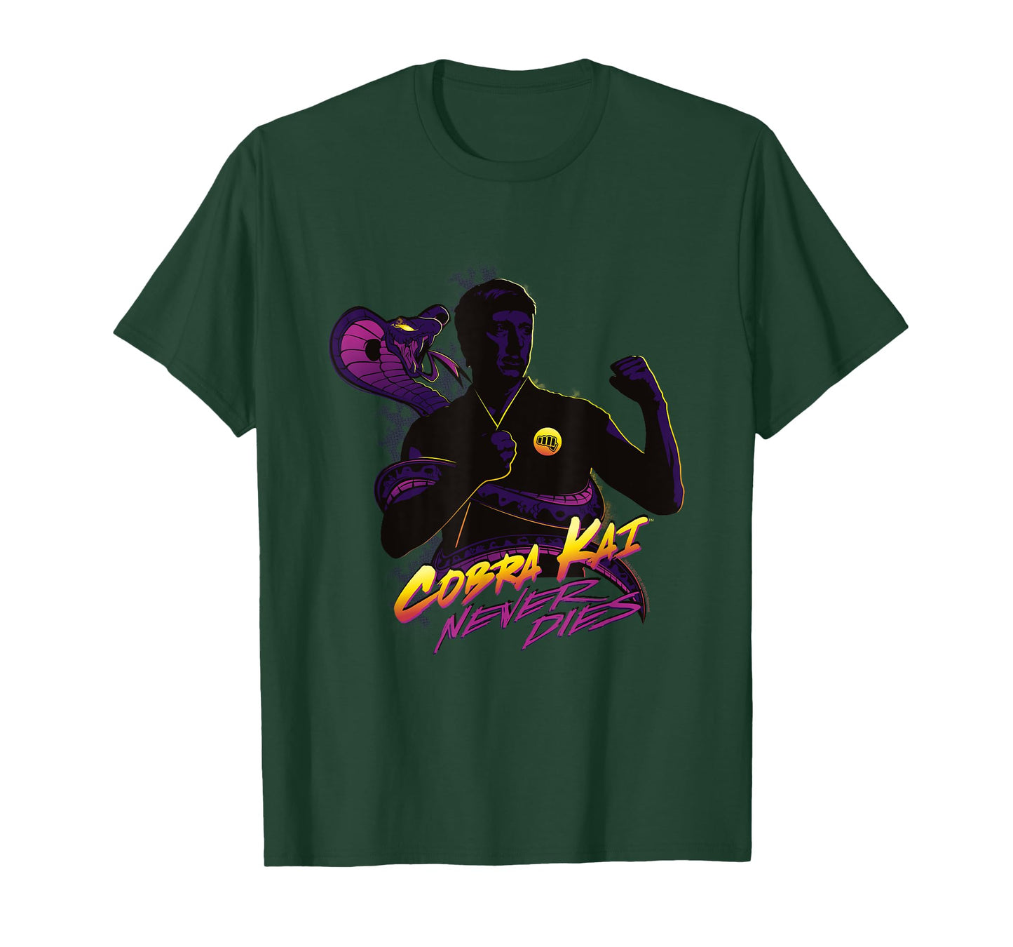 Cobra Kai Never Dies Fight Pose T-Shirt