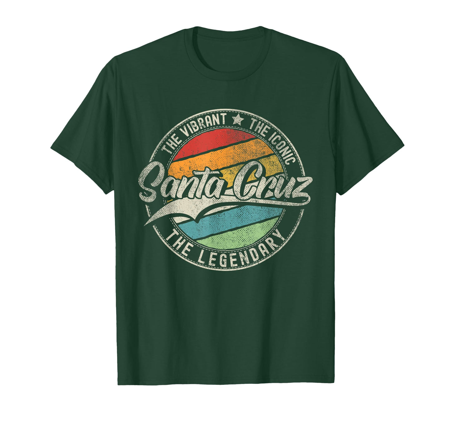 Santa Cruz CA | California | Vintage Distressed T-Shirt