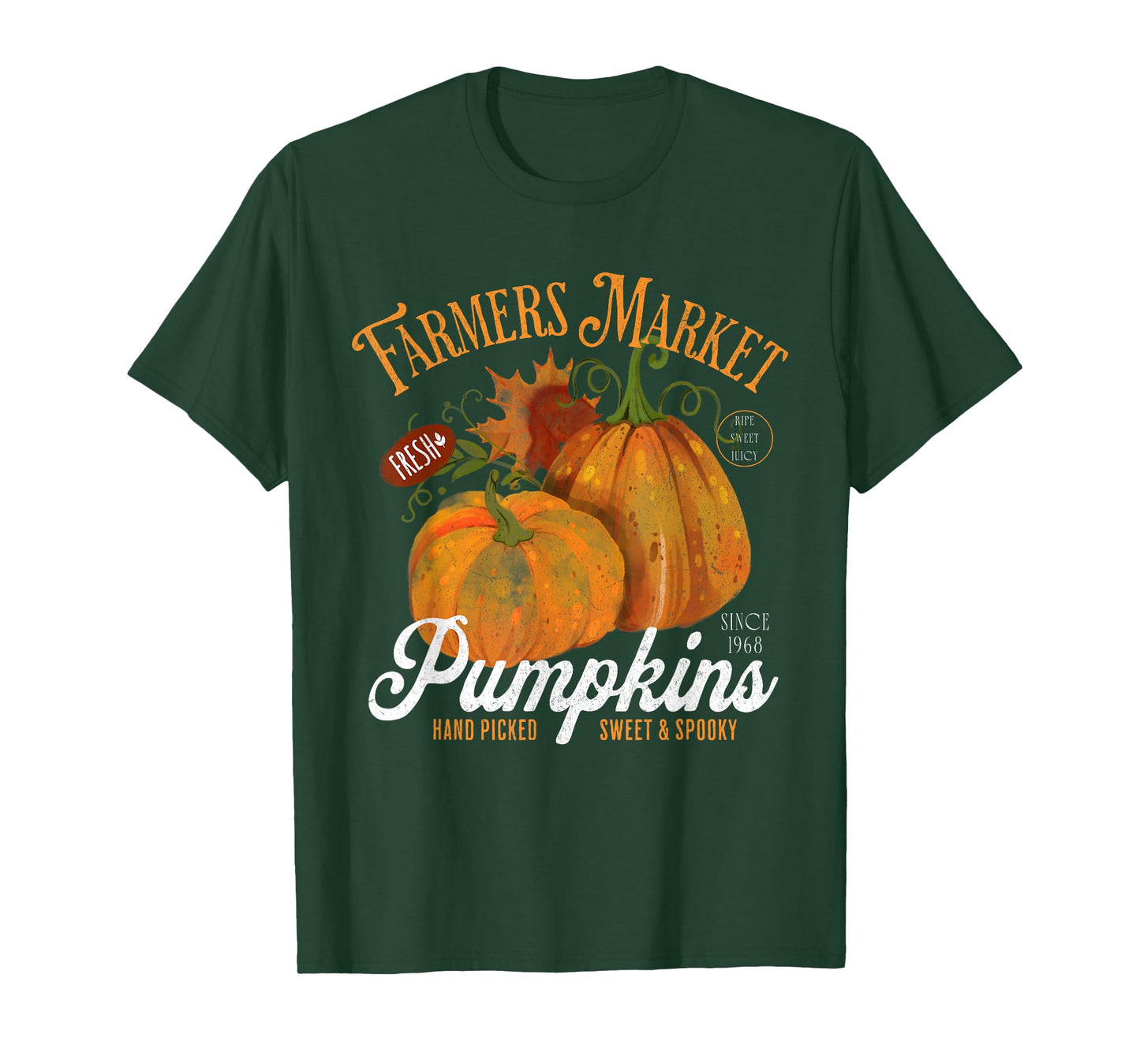 Farmers Market Pumpkins Farm Fresh Thanksgiving Pumpkins T-Shirt