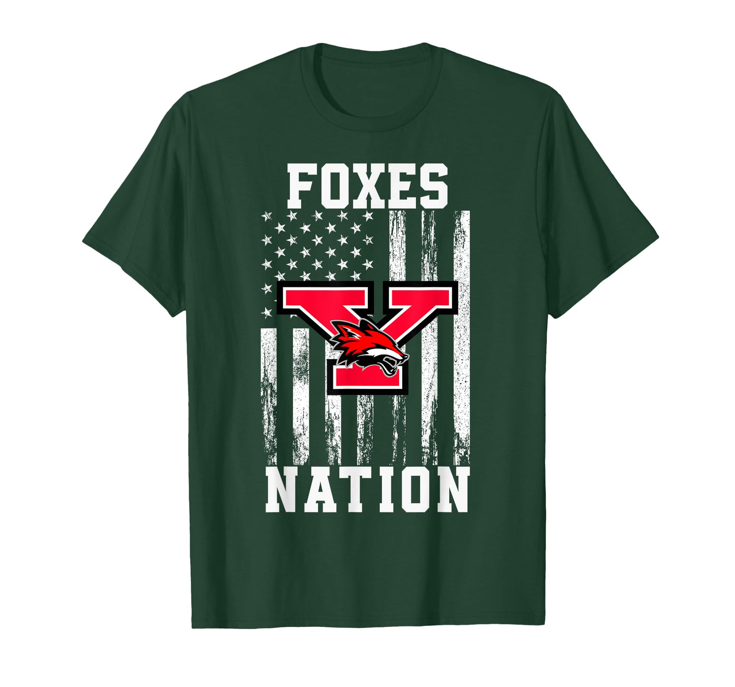 Yorkville Foxes Logo Nation HS T-Shirt