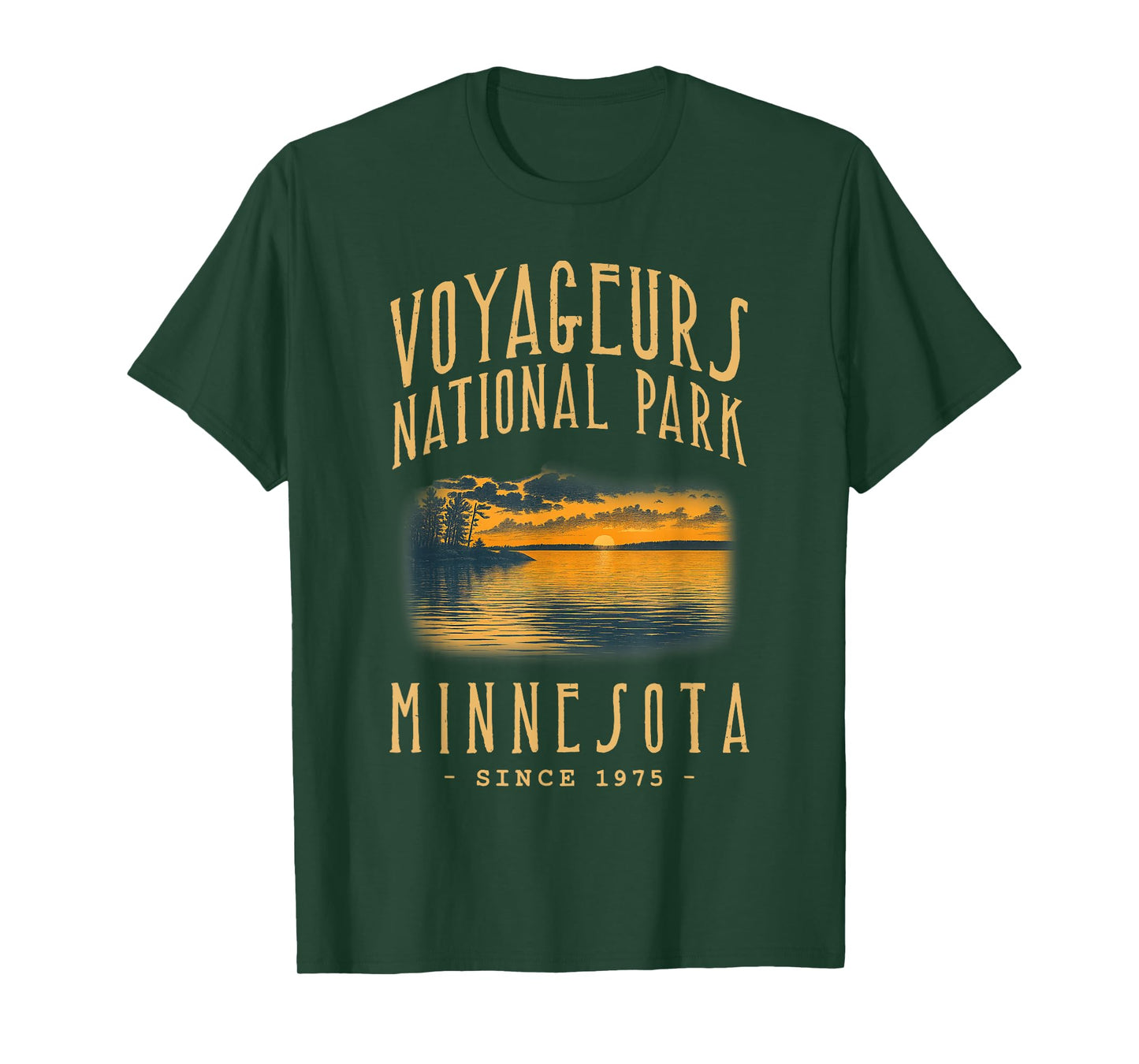 VOYAGEURS NATIONAL PARK, MINNESOTA. CAMPING, HIKER T-Shirt