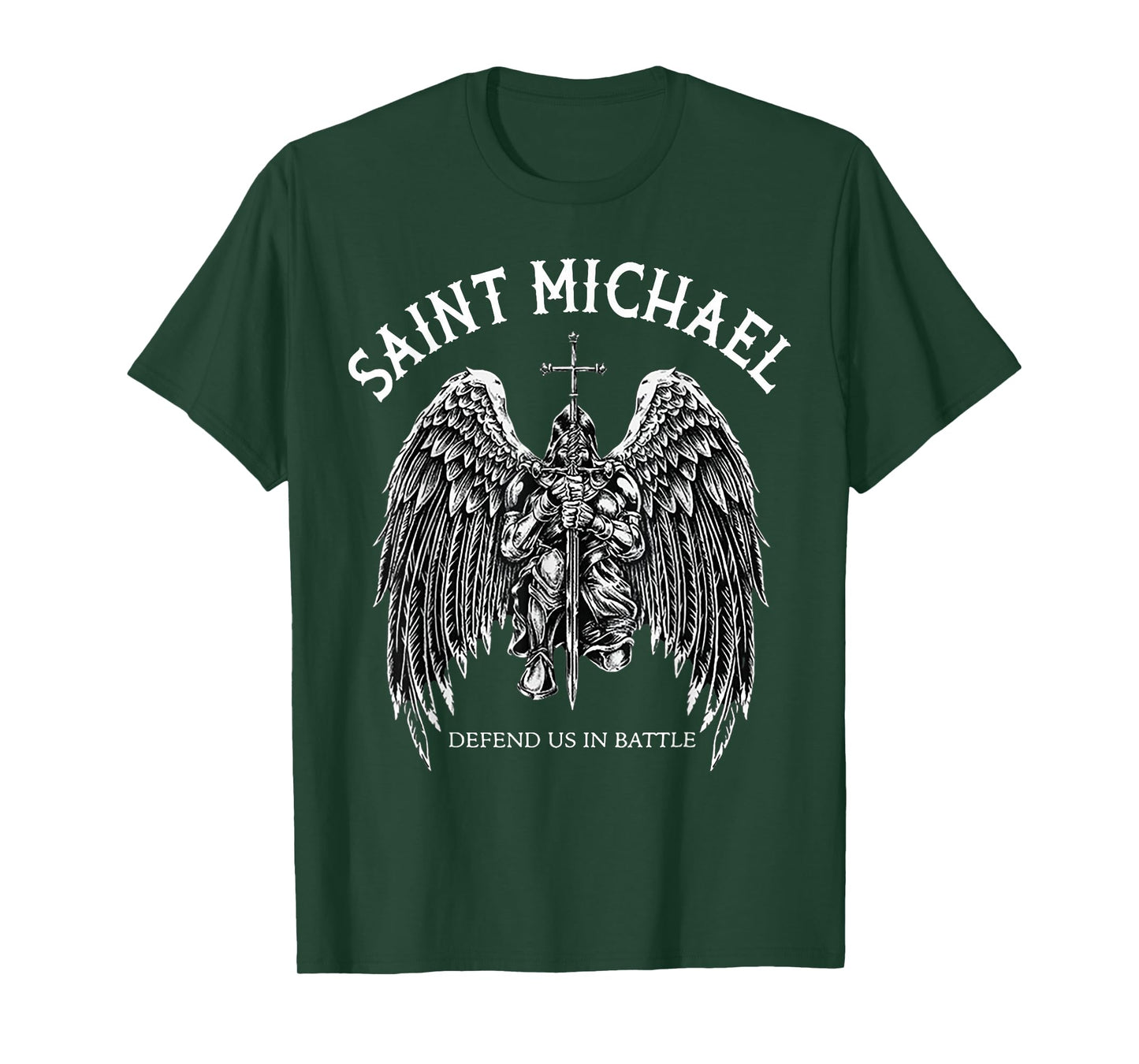 Saint Michael Defend Us In Battle T-Shirt