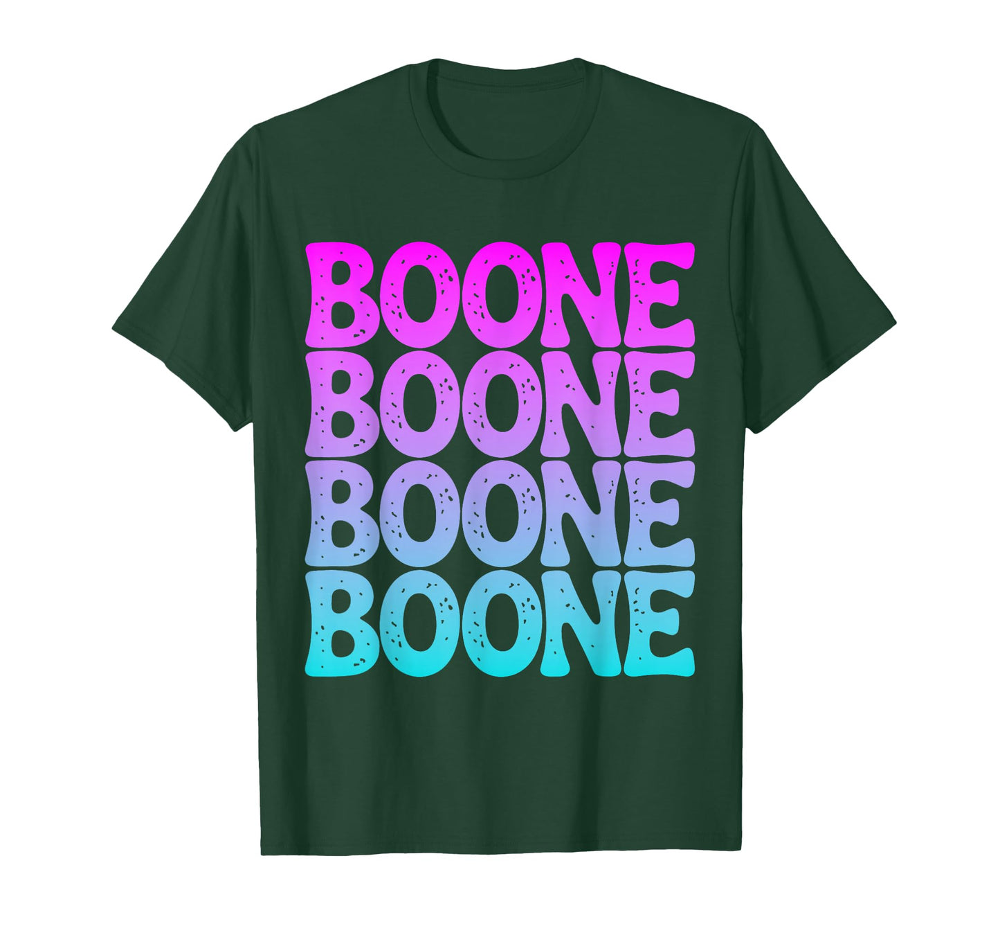 Boone Family Name I Love Boone Personalized Vintage T-Shirt