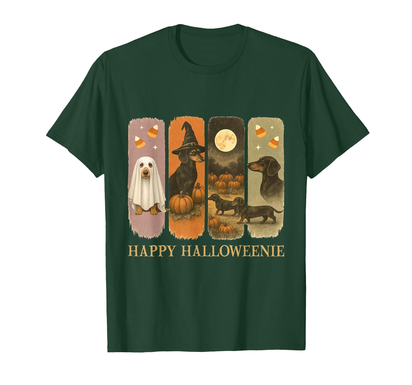Haunted Sausage Squad Fall Costume Gift T-Shirt