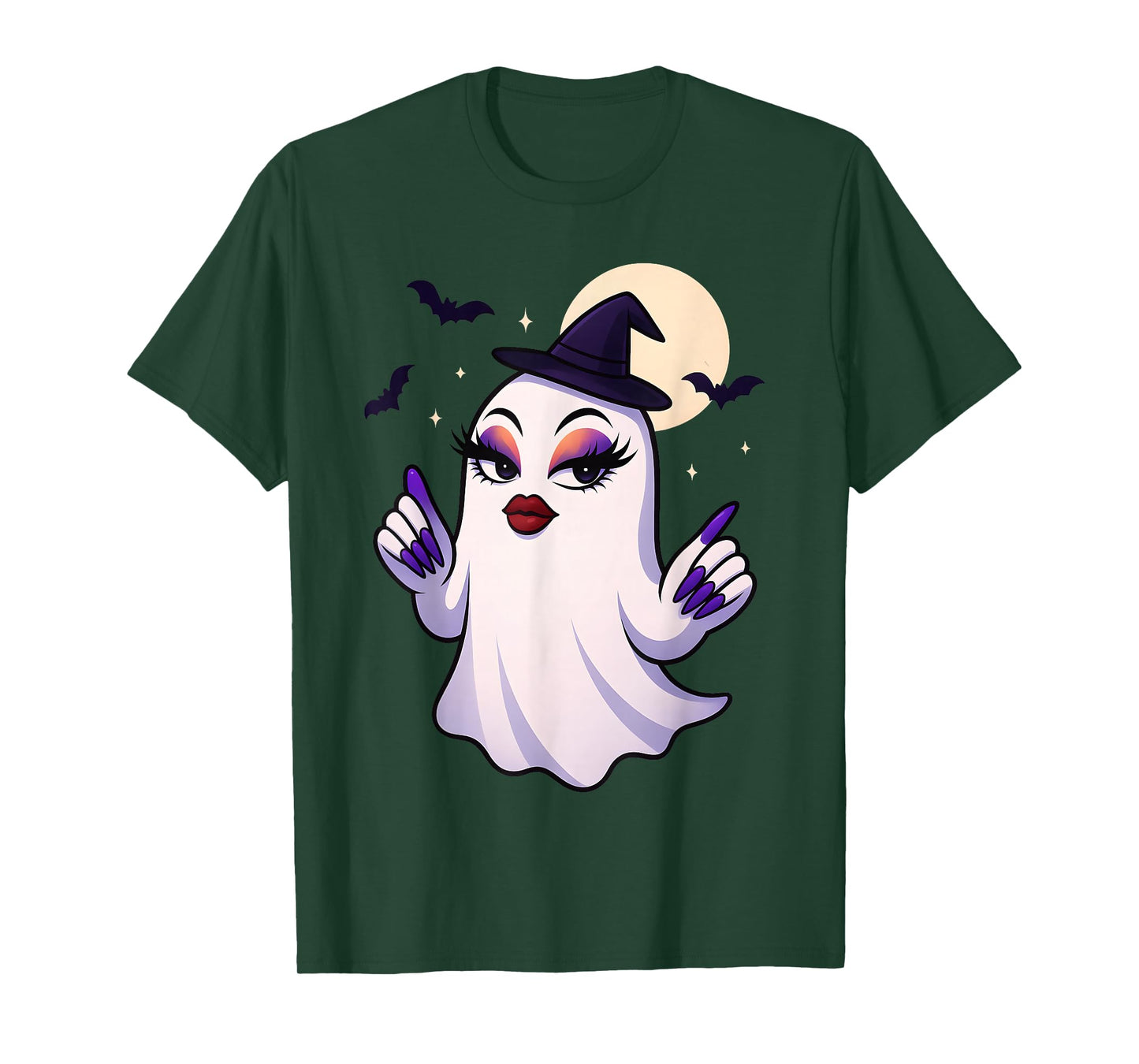 Sassy Ghost Halloween Slay Queen Spooky Attitude Costume T-Shirt