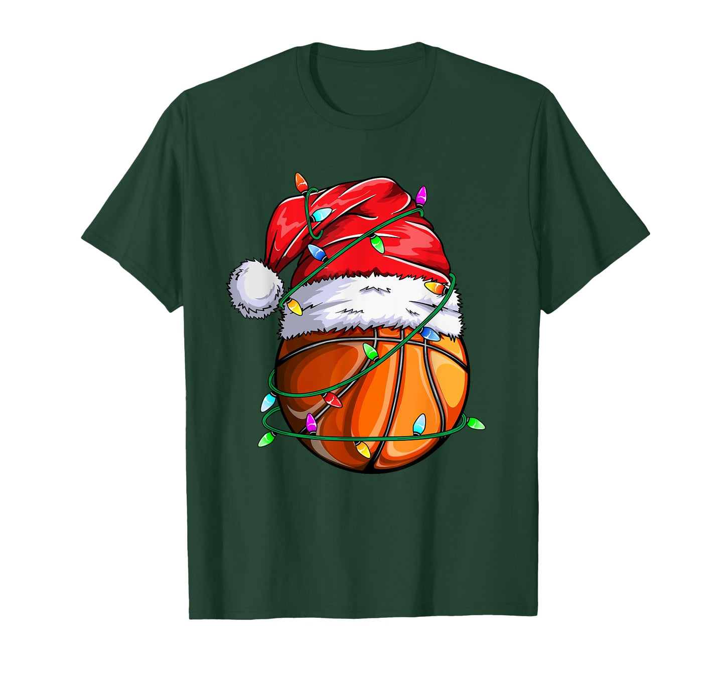Santa Sports Design- Christmas Hooper Basketball Player T-Shirt