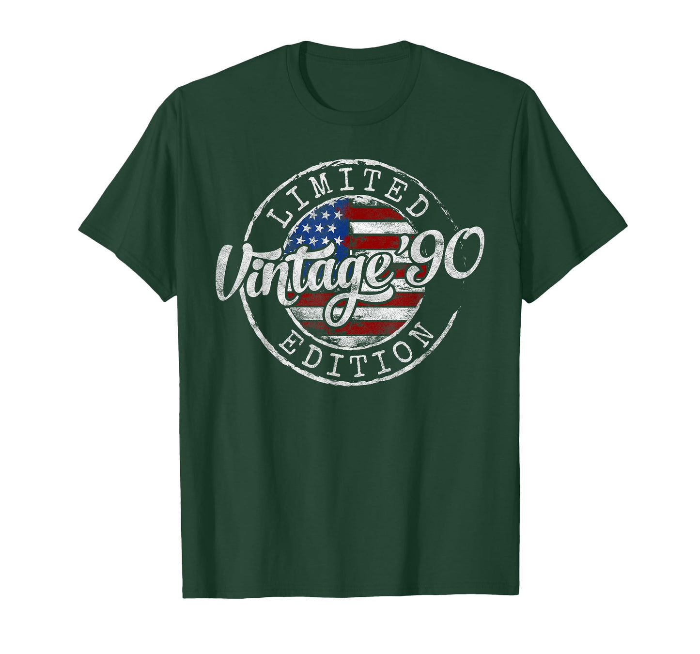 Vintage 1990 35th Birthday Gifts For Men Women 35 Year Old T-Shirt
