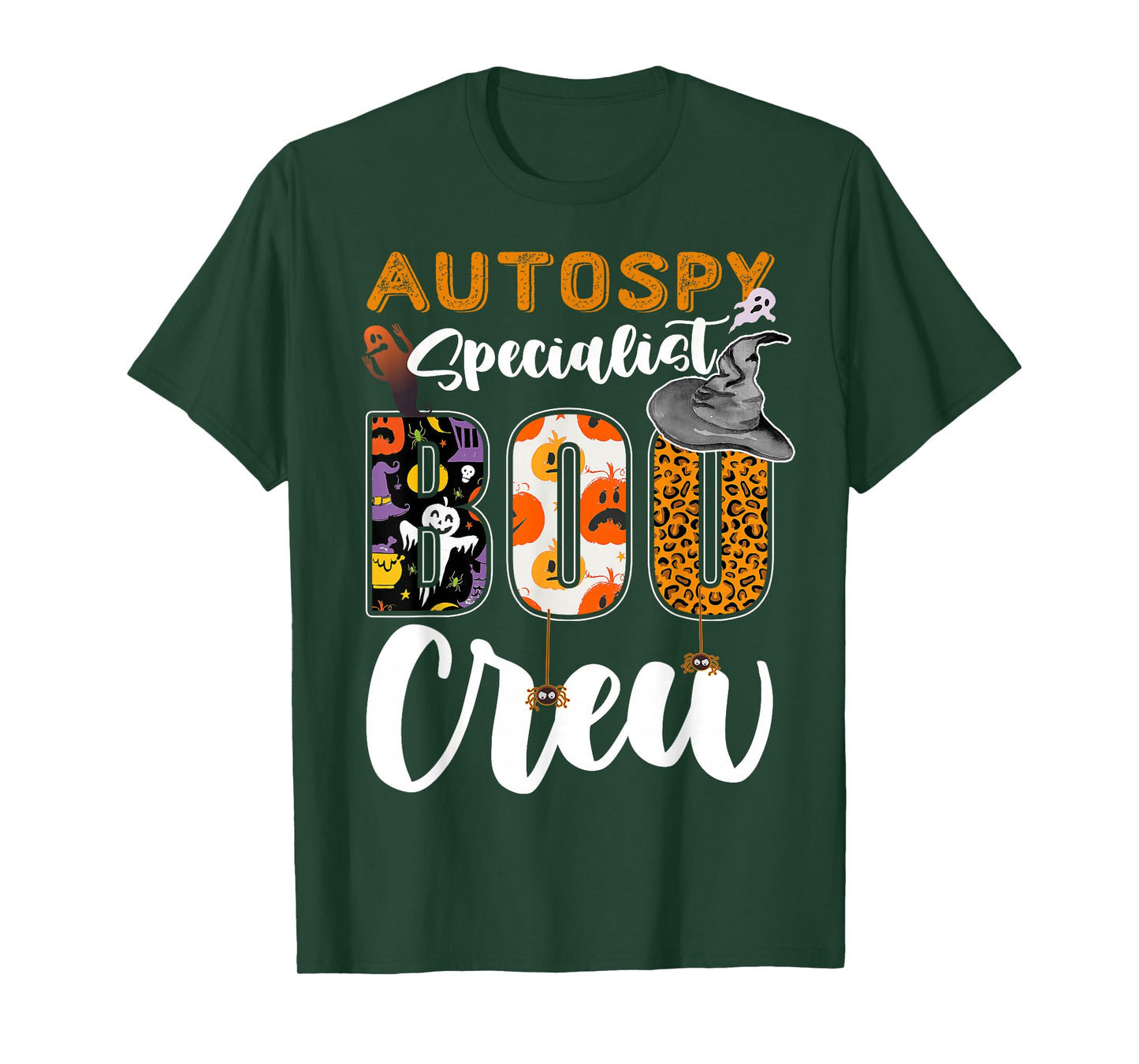 Autospy Specialist Boo Crew Halloween Match Forensics T-Shirt