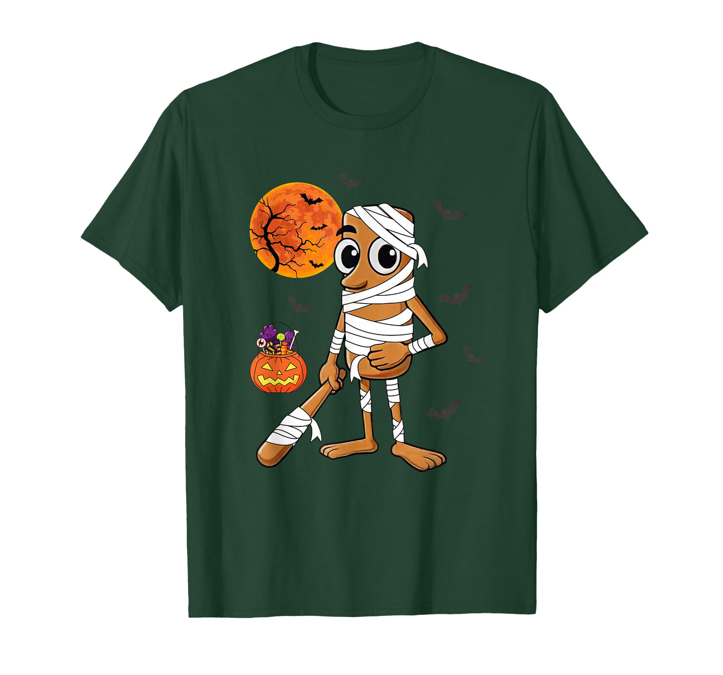 Halloween Tung Tung Tung Sahur Mummy Italian Brainrot Meme T-Shirt