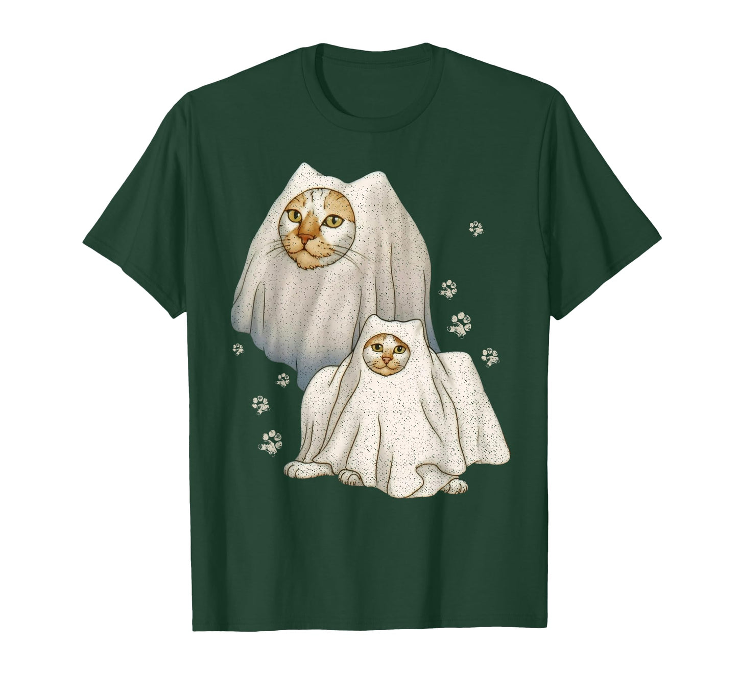 Cute Funny Wizard Cat Ghost Weird Kitten Cat Meme Halloween T-Shirt