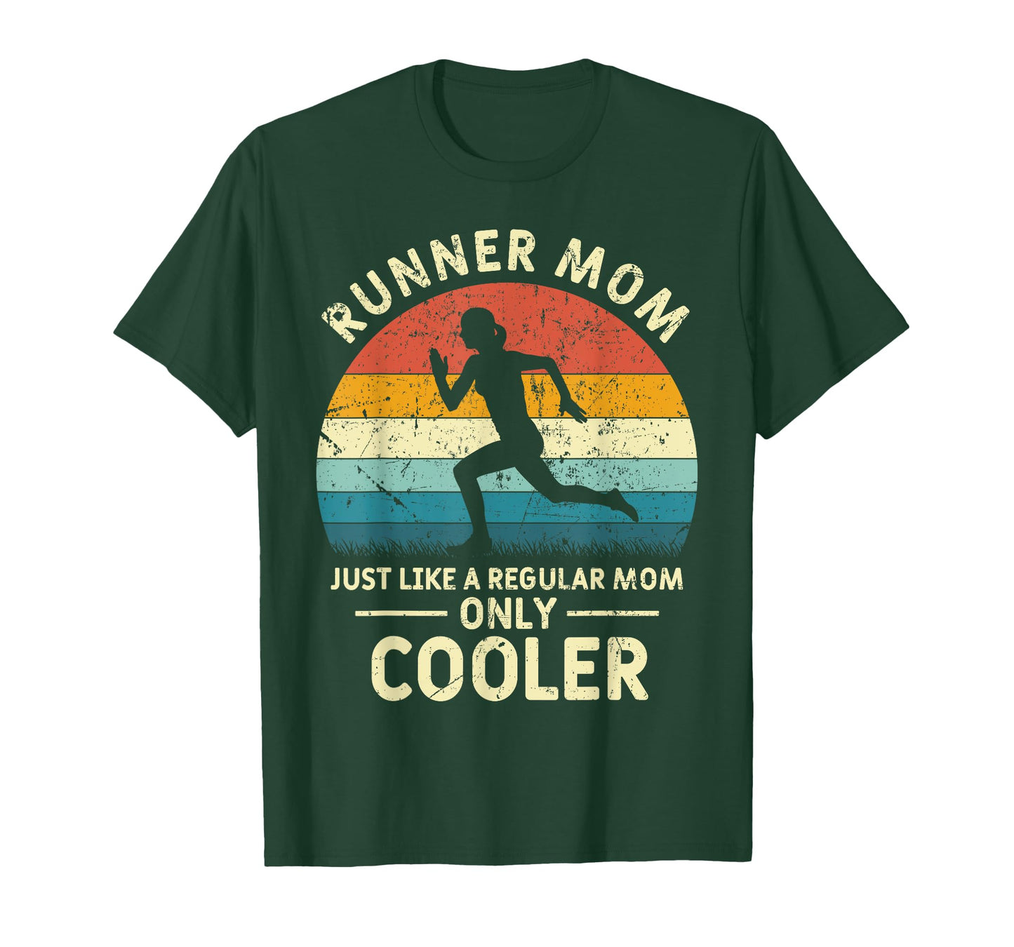Runner Mom Funny Marathon Running Jogging Mothers Day T-Shirt