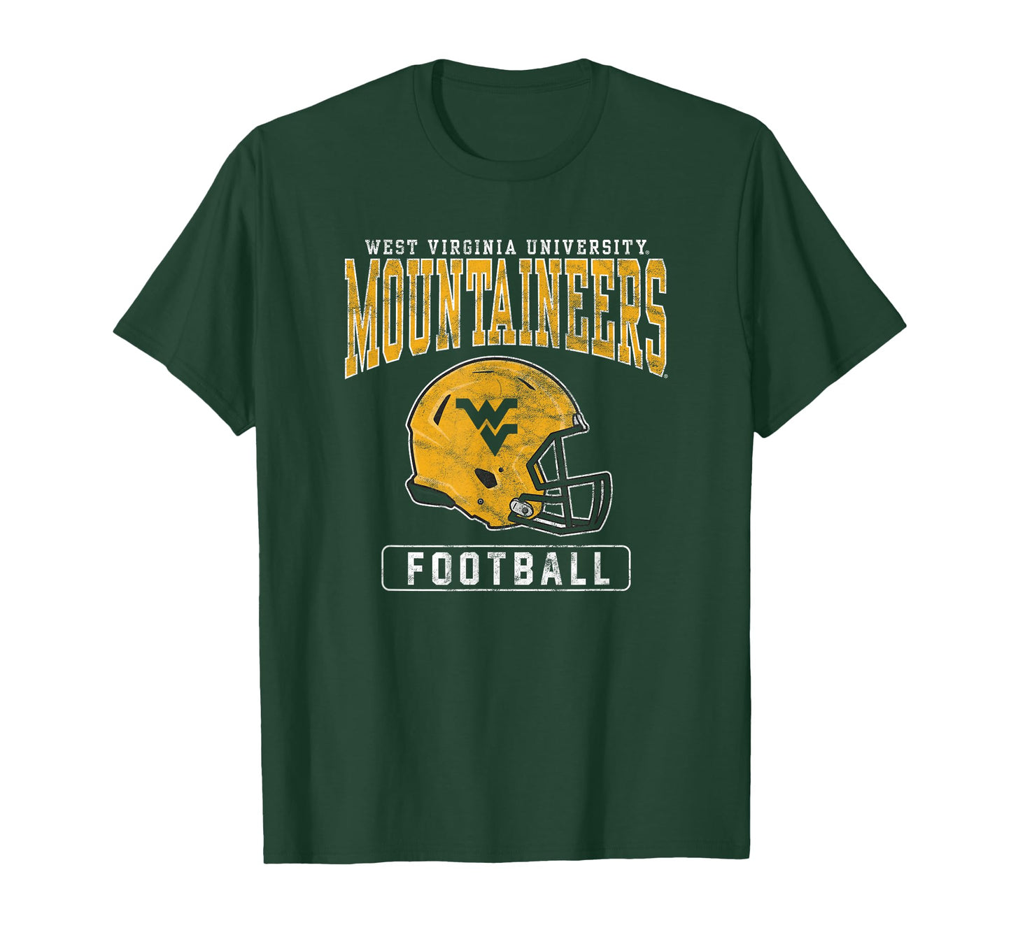 West Virginia University Mountaineers Football Helmet T-Shirt
