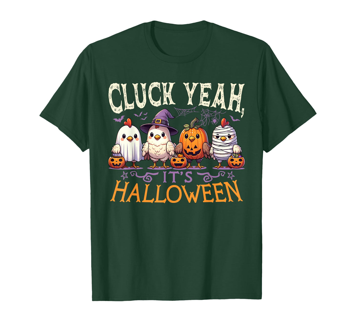 Cluck Yeah Its Halloween Chicken Costume Funny T-Shirt