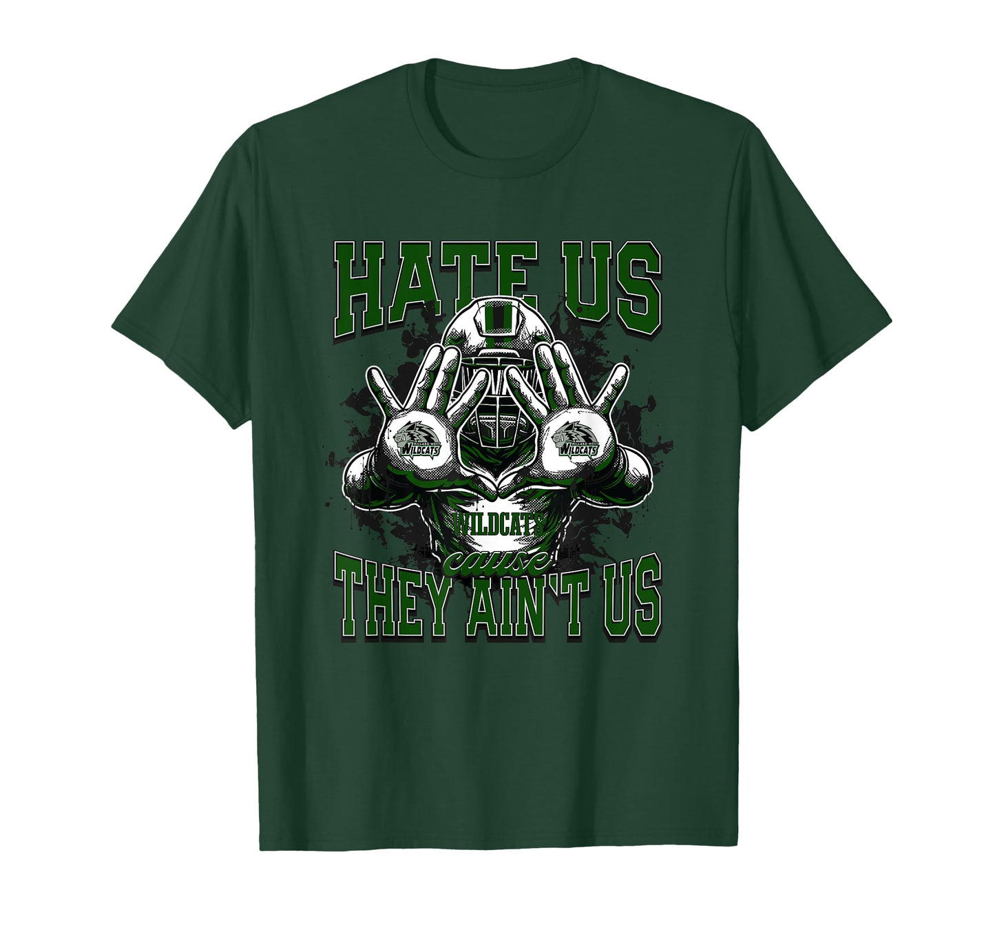 Millard West Wildcats Logo Hate Us Cause They Ain't HS T-Shirt