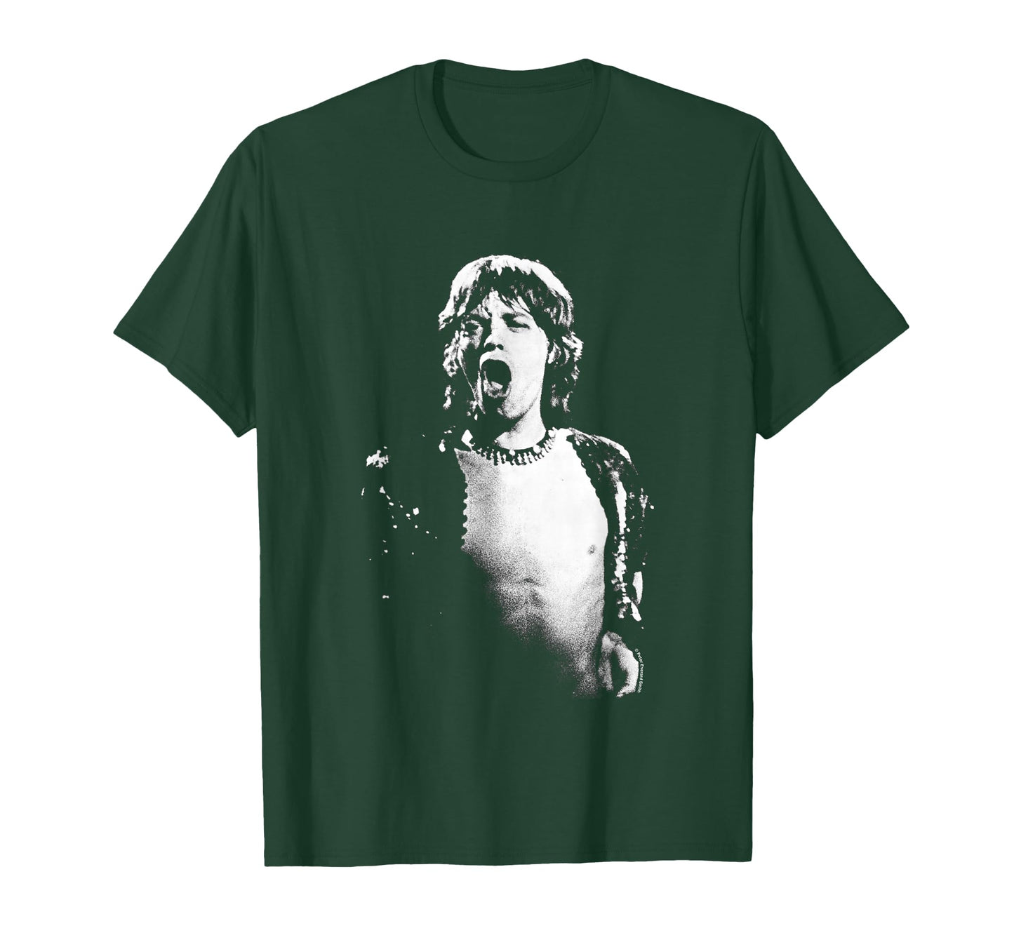 Mick Jagger 1971 Rolling Stones Live By Everard Smith T-Shirt
