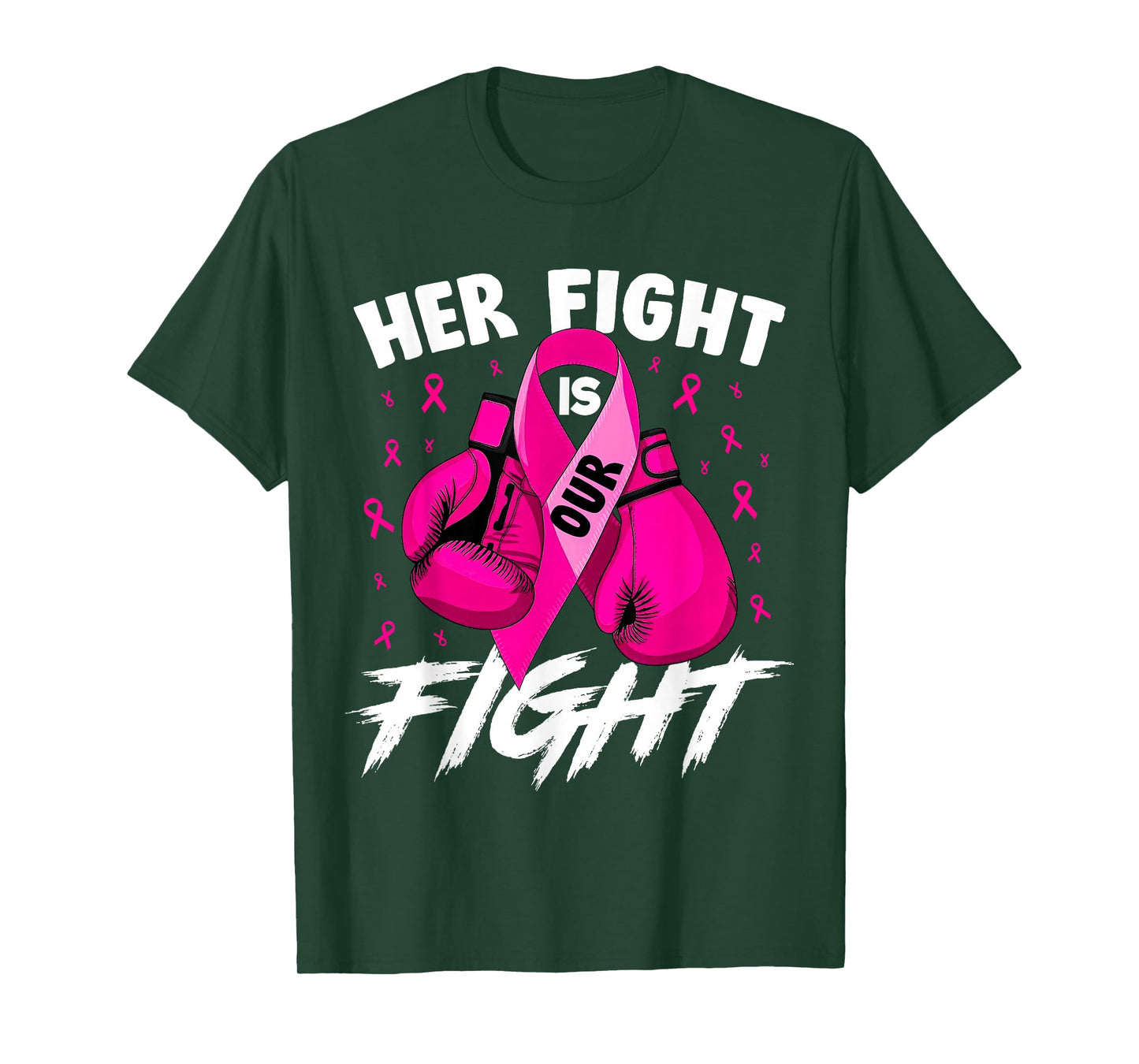 Breast Cancer Her Fight Is Our Fight Breast Cancer Awareness T-Shirt
