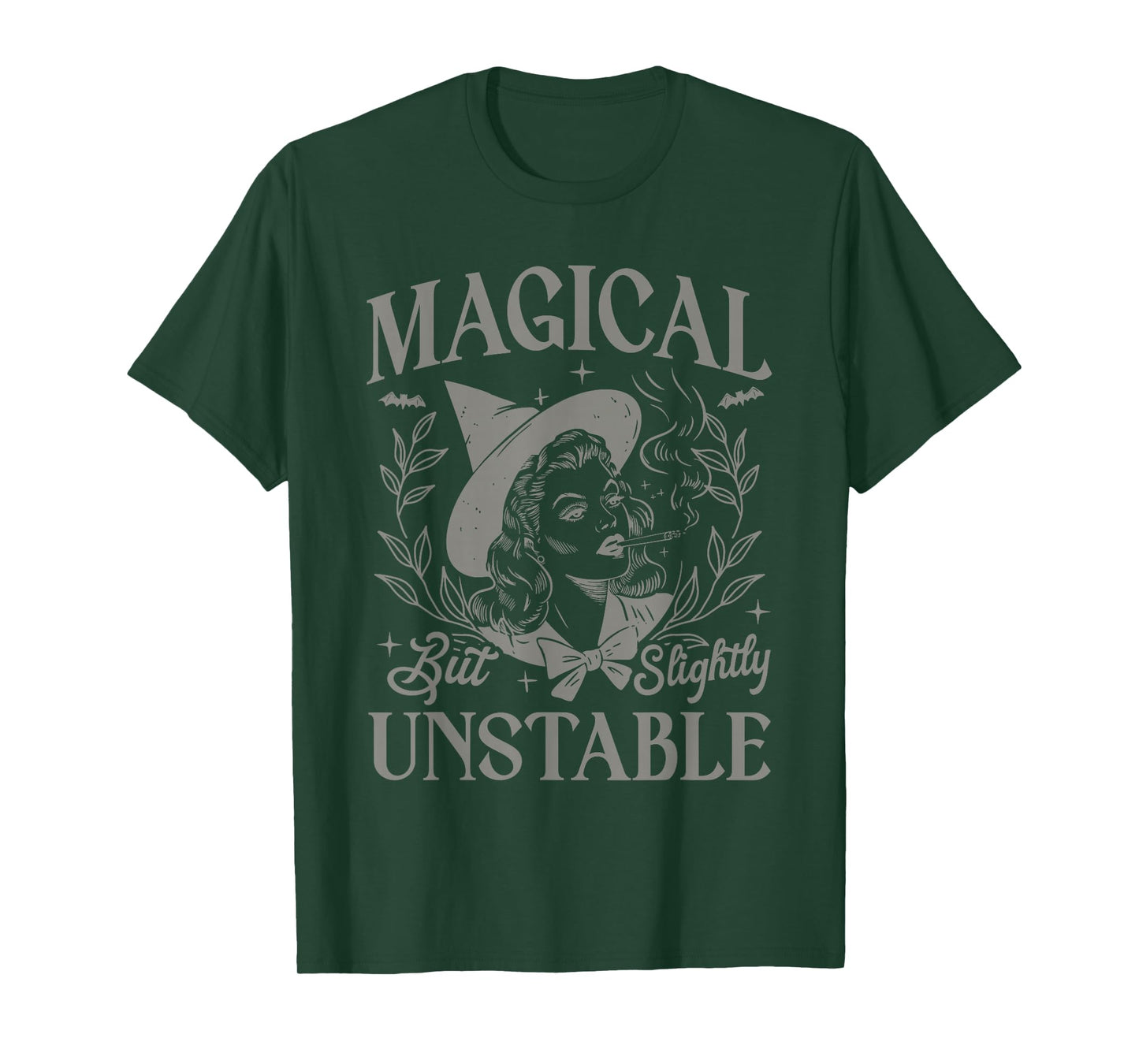Magical Witch Vintage Art T-Shirt