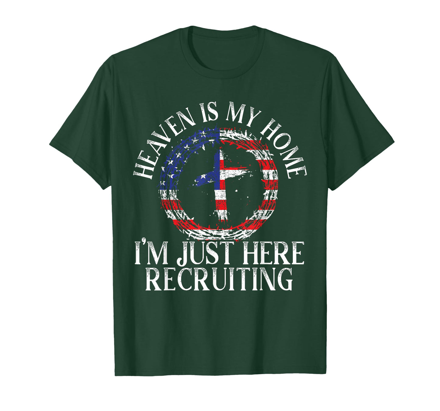 Heaven Is My Home I'm Just Here Recruiting Preacher Pastor T-Shirt