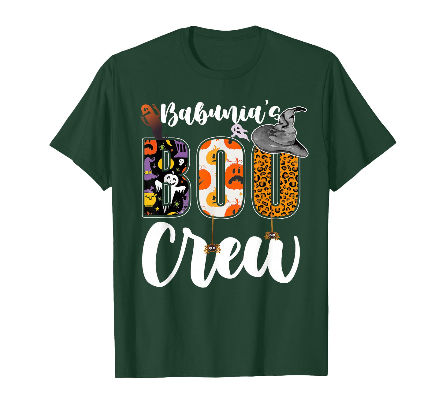 Babunia's Boo Crew Halloween Grandma Grandkids Matching T-Shirt
