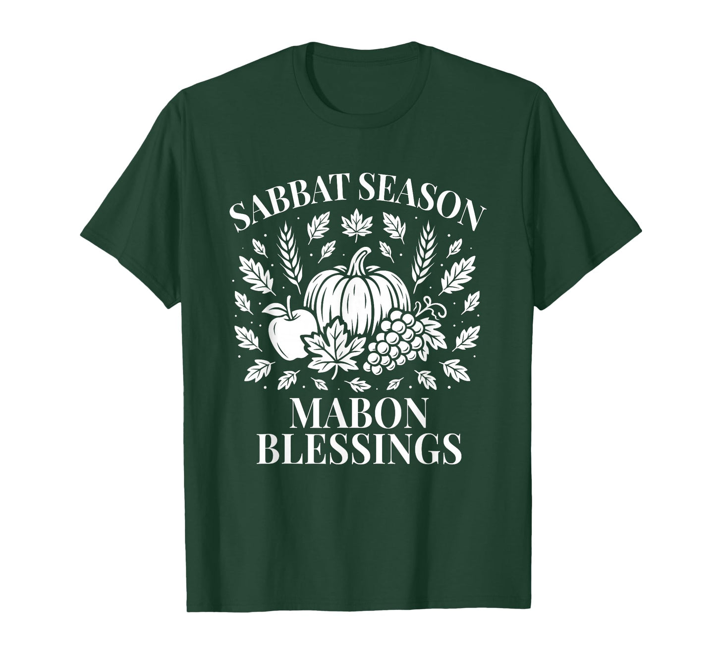 Mabon Blessings for Fall Harvest Pagan Equinox Sabbat Art T-Shirt