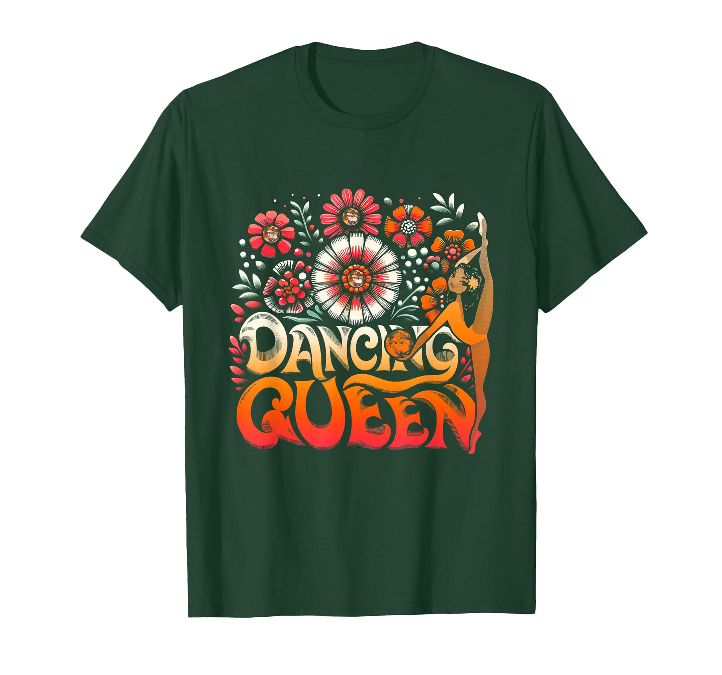 Dancing a Queen Dancing Vintage 70s 80s For Dance Parties T-Shirt