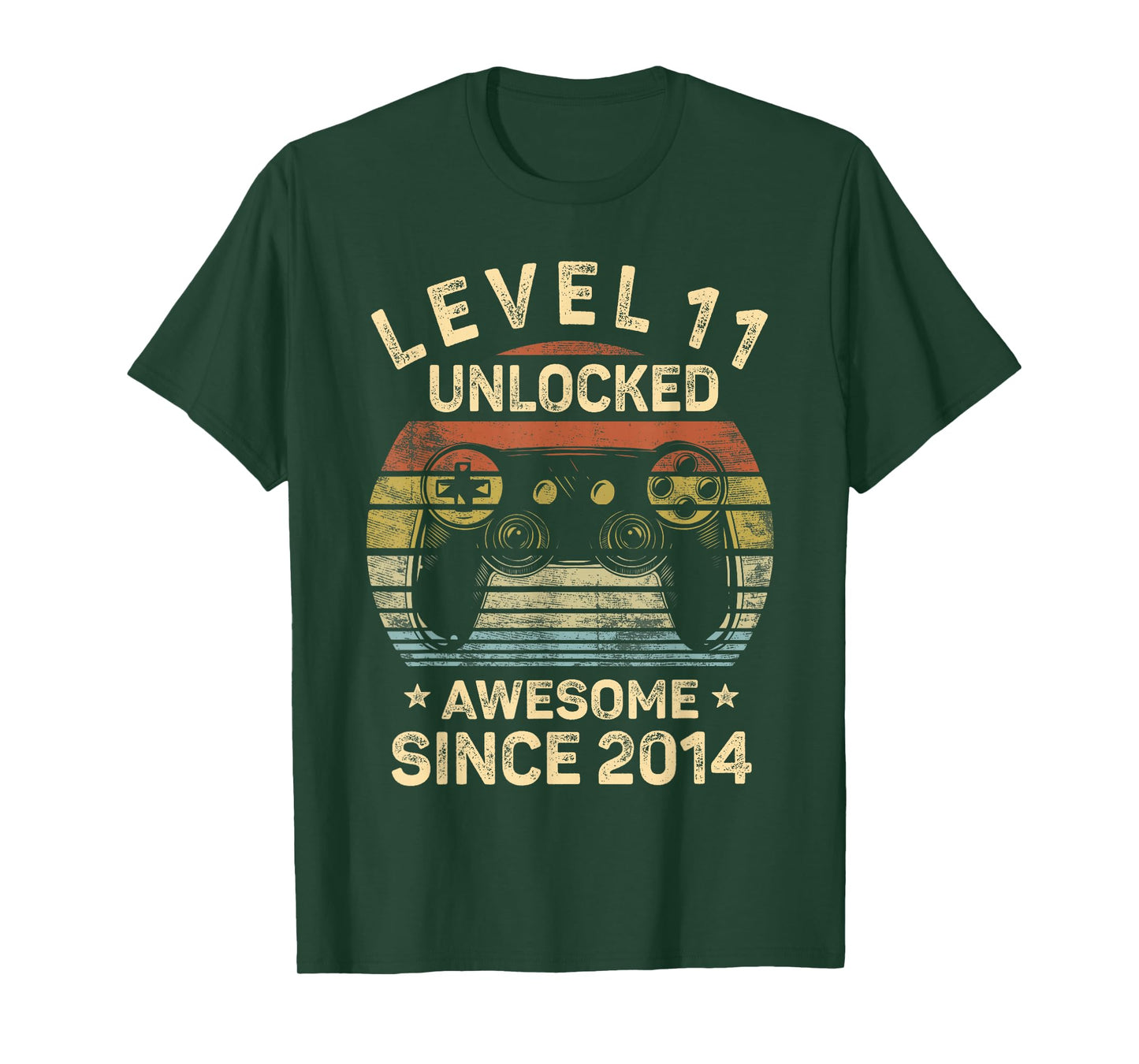 Level 11 Unlocked 11th Birthday 11 Year Old Gifts Gamer Bday T-Shirt