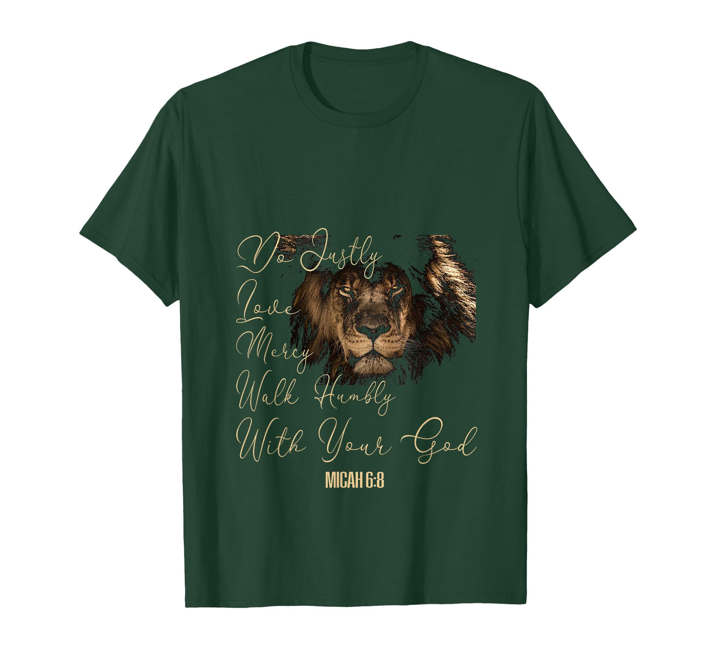 Micah 6:8 T Bible Verse Do Justice Love Mercy Walk Humbly T T-Shirt