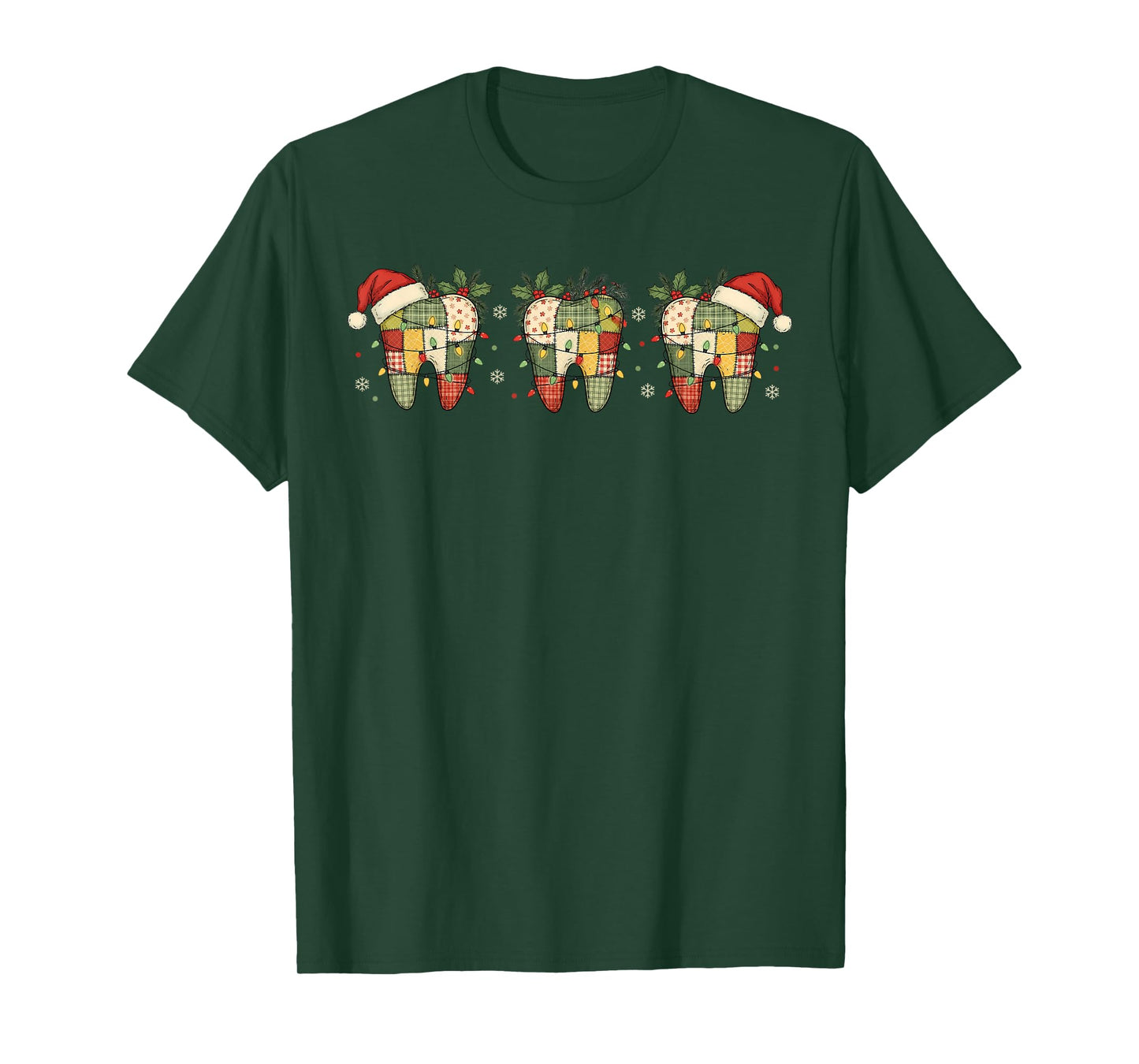 Christmas Dental Squad Dentist Hygienist or Assistant T-Shirt