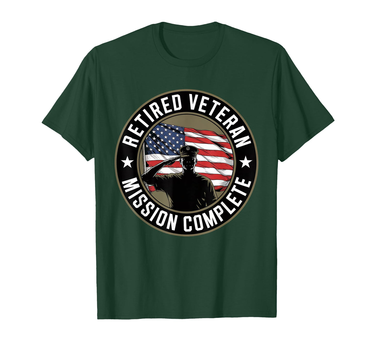 Patriotic Retired Veteran Day Proud US Army Vintage American T-Shirt