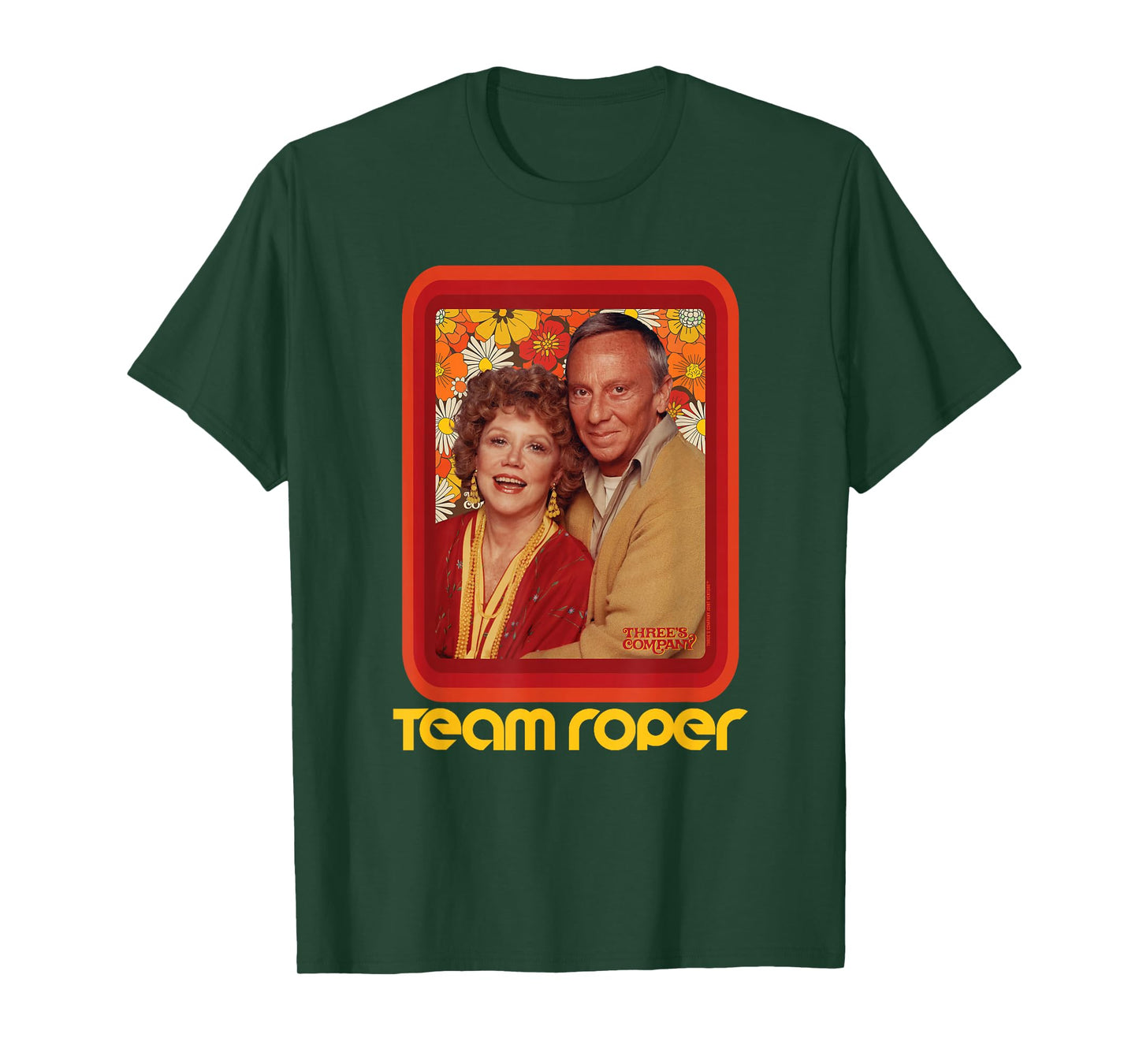 Team Roper! Three's Company Stanley & Helen Roper Retro T-Shirt