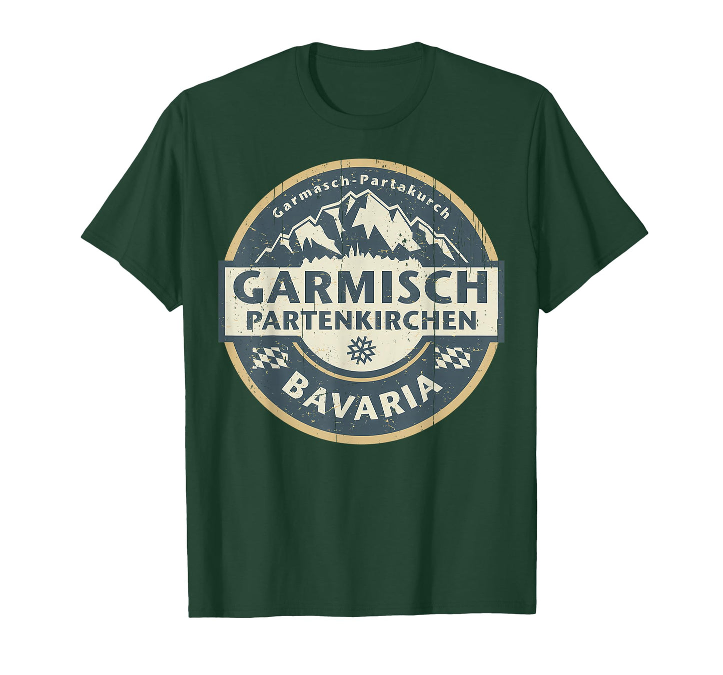 Vintage Garmisch-Partenkirchen, Bavaria, Germany Mountain T-Shirt