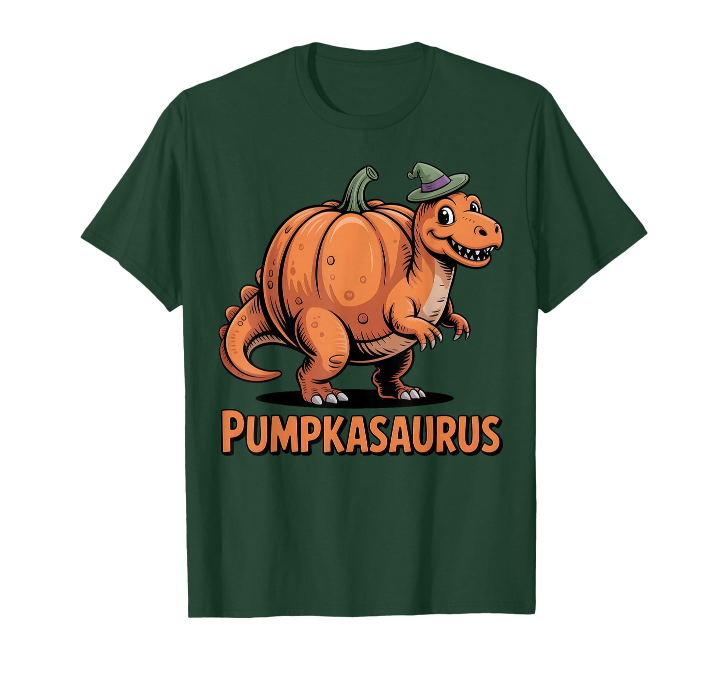 Halloween Pumpkin Dino Pumpasaurus Costume Boys Kids Toddler T-Shirt