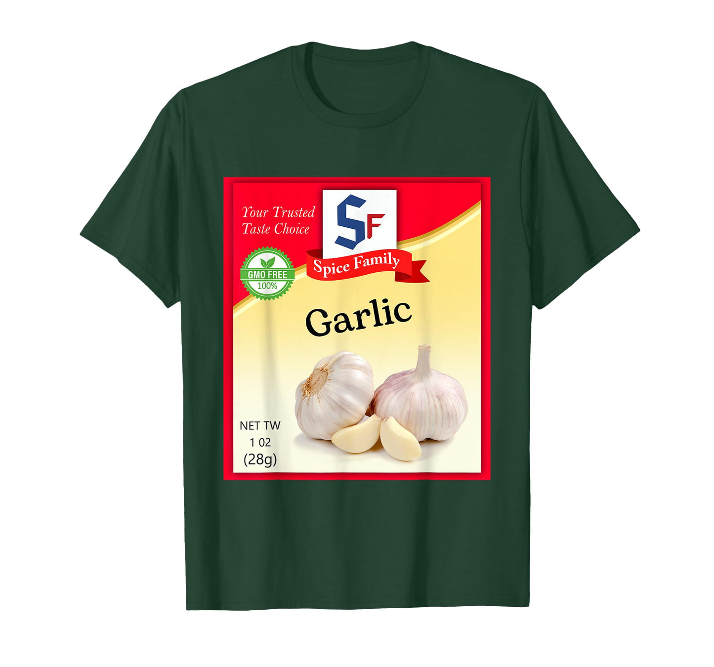 Garlic Condiment Costume Holiday Spice Costumes T-Shirt