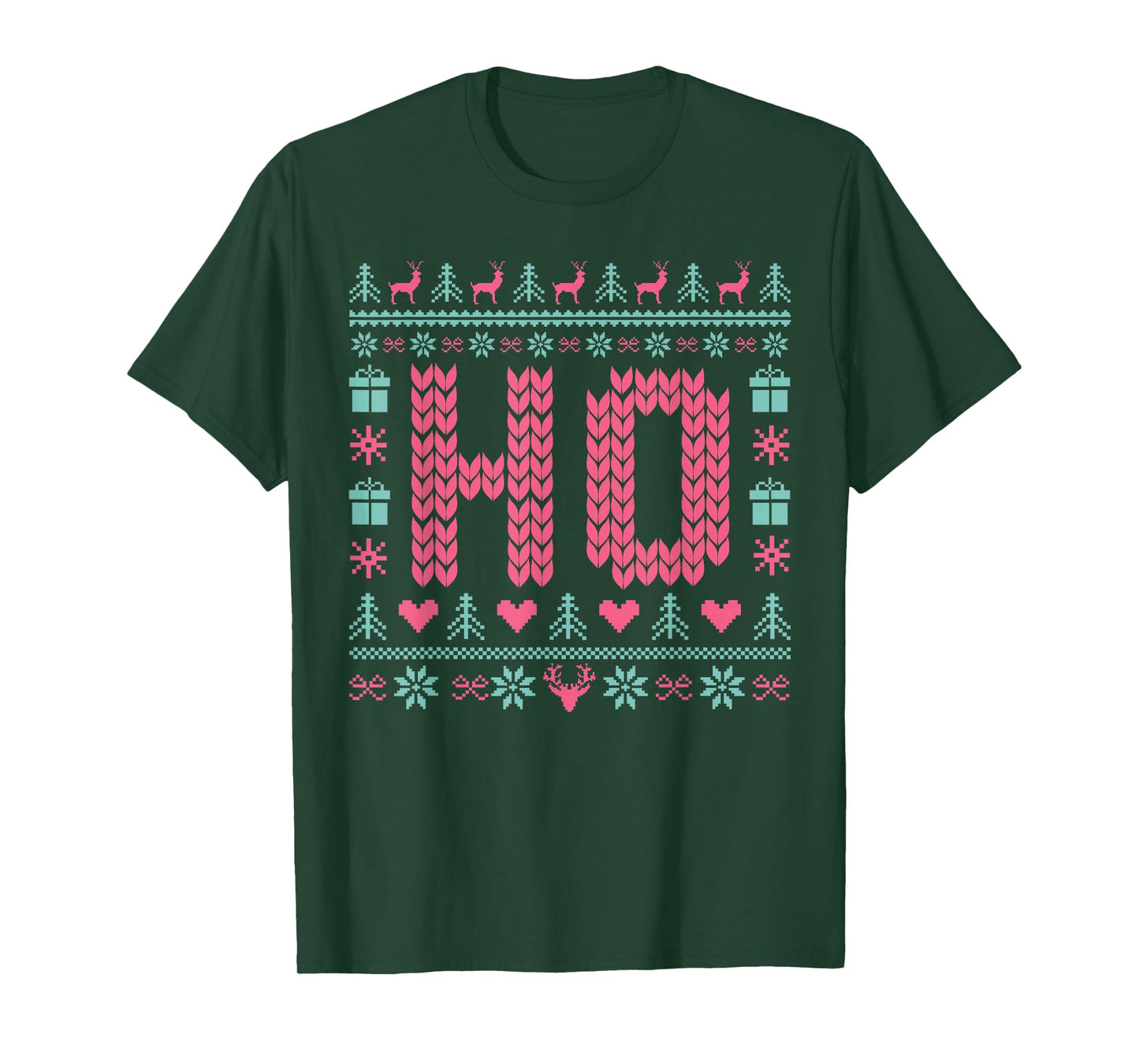 Ho Where's My Ho at? Merry Christmas Couples Matching Ugly T-Shirt