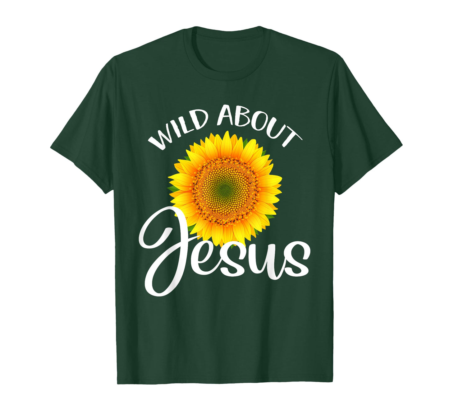 Wild About Jesus Shirt Sunflower VBS Sunday School Teacher T-Shirt for Men Women