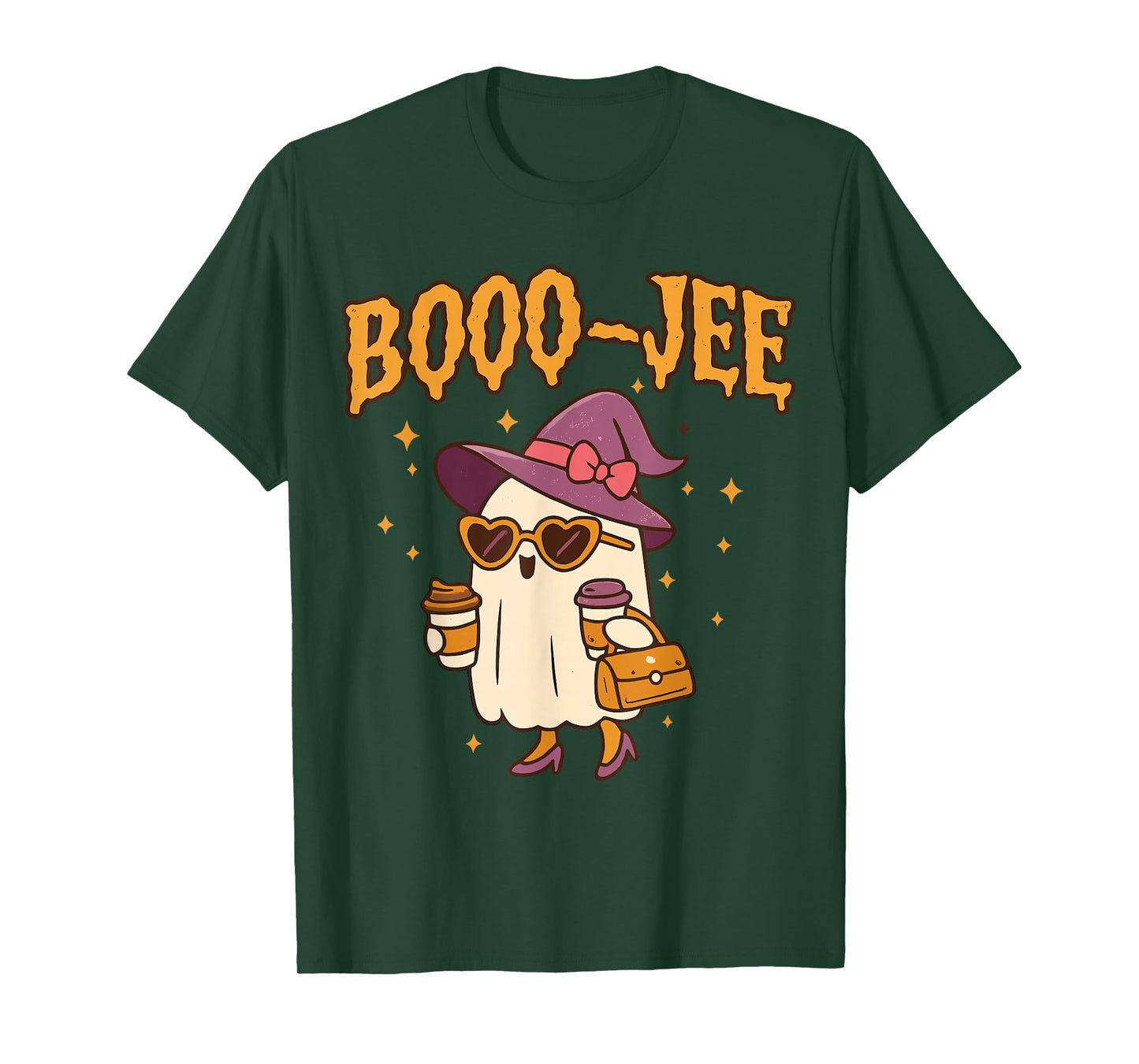 Boojee Bougie Witch Ghost Halloween Costume T-Shirt