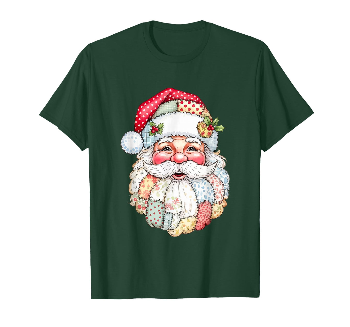 Vintage Retro Funny Santa Claus Christmas Holiday Merry Xmas T-Shirt