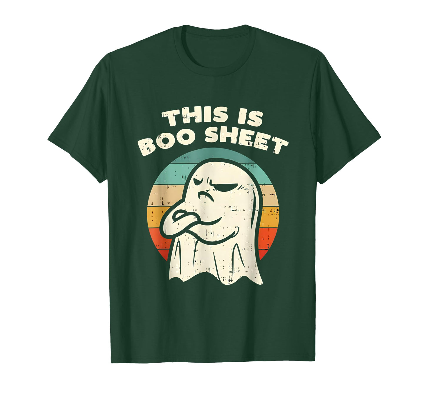 This is a Boo Sheet Ghost Retro Halloween Costume T-Shirt T-Shirt