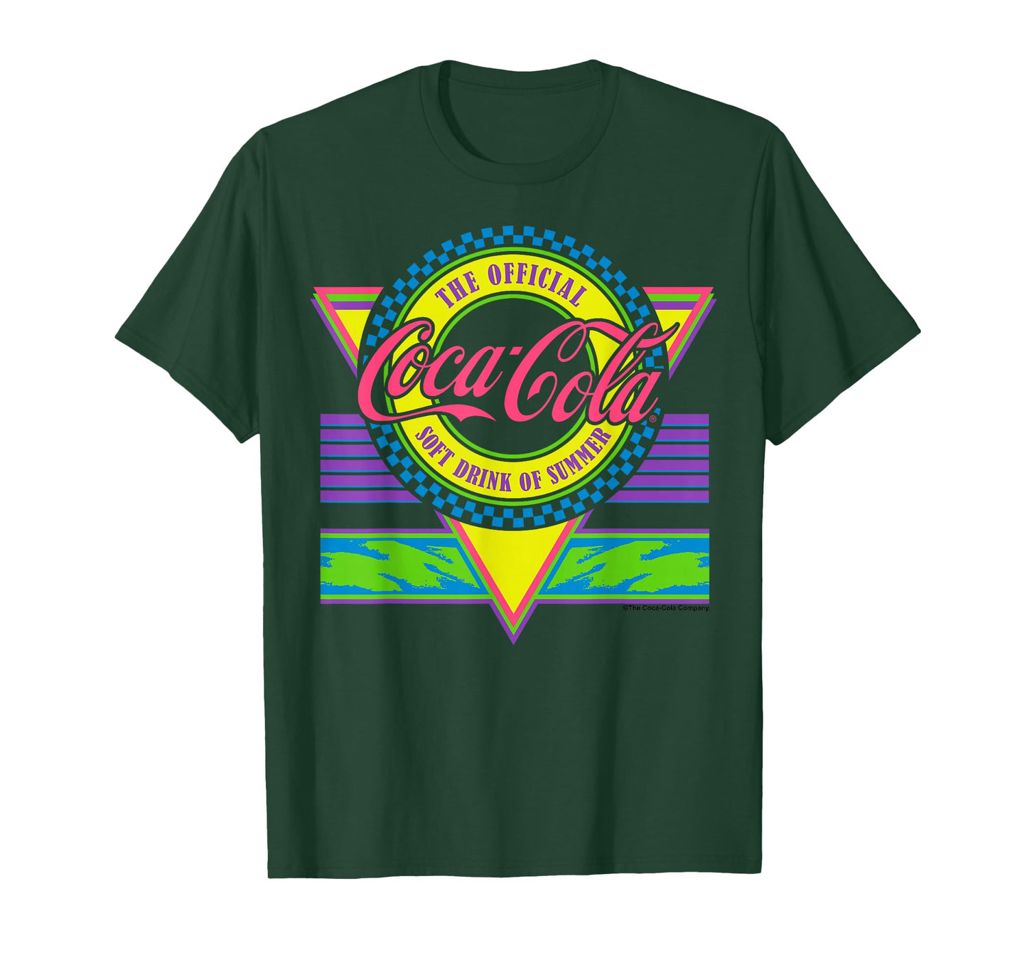 Coca-Cola The Official Soft Drink Of Summer Retro Logo T-Shirt