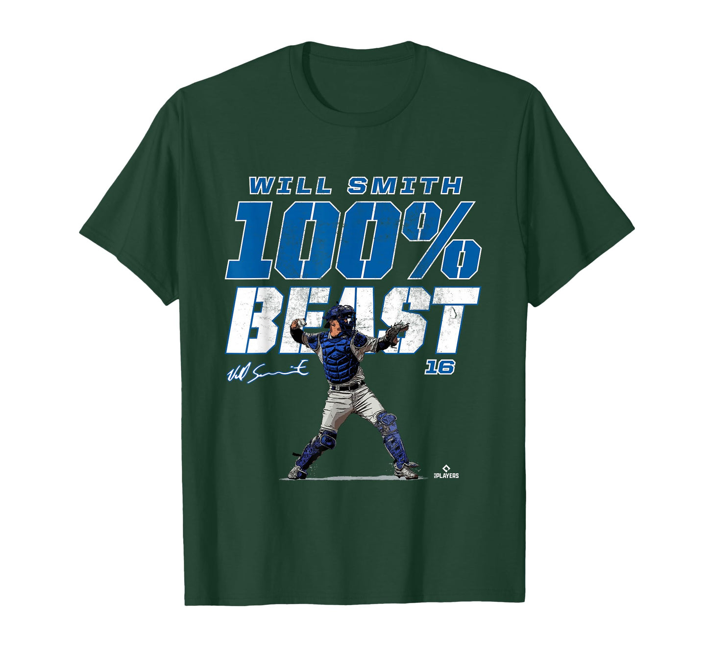 100% Beast Will Smith Los Angeles MLBPA T-Shirt