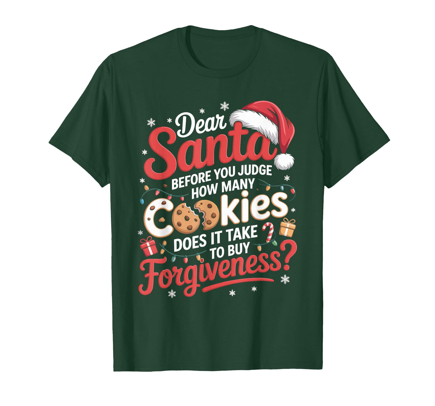 Christmas Humor Funny Xmas Pajama for Men Women Kids T-Shirt