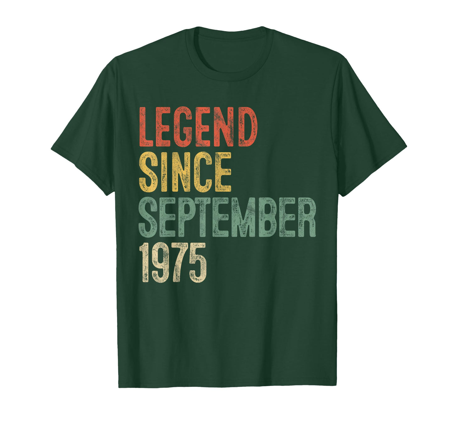 Legend 1975 50th Birthday Gifts for Men Women 50 Year Old T-Shirt