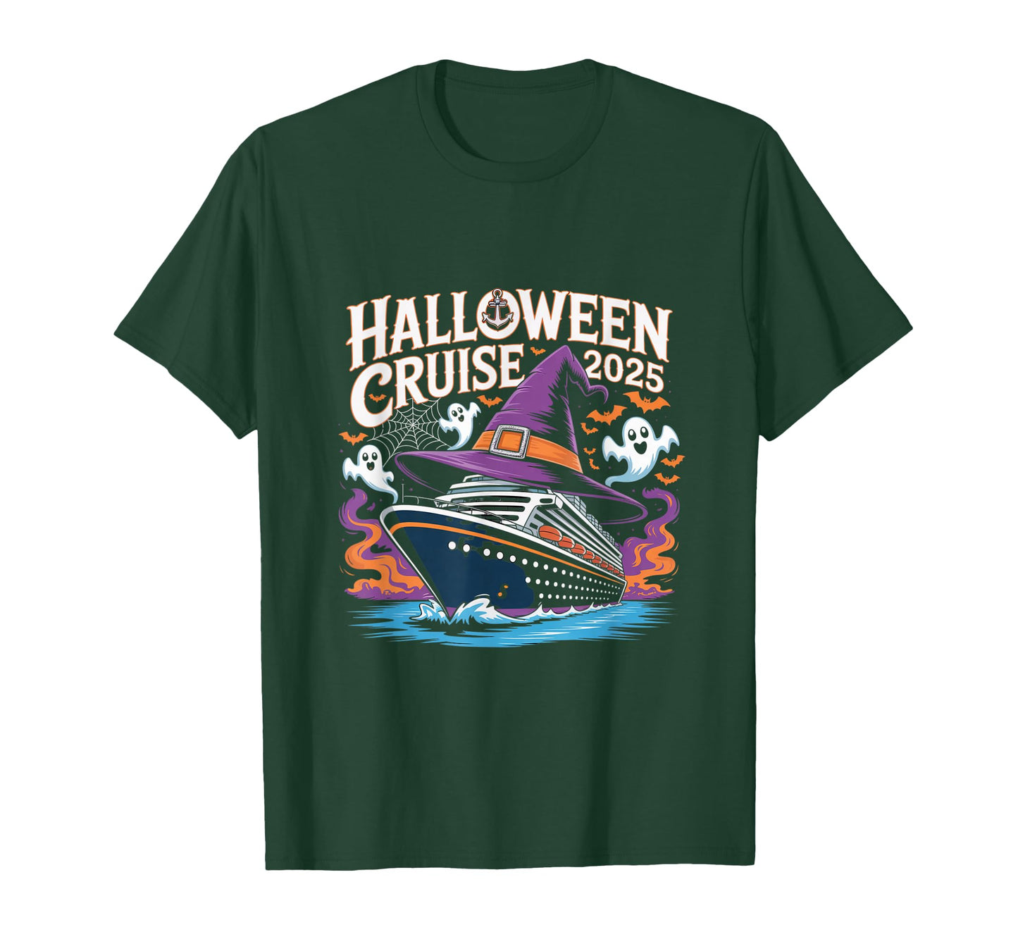 Halloween Cruise 2025 – Spooky Haunted Ship Vacation T-Shirt