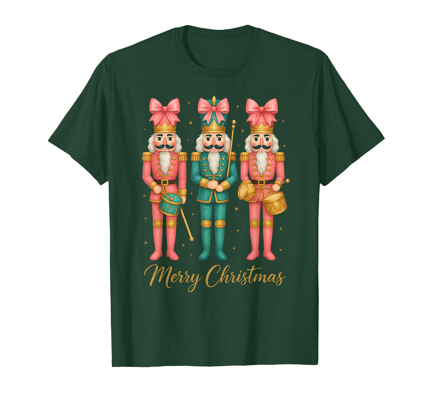Nutcracker Squad Christmas Ballet Dance Women Kids Girl T-Shirt