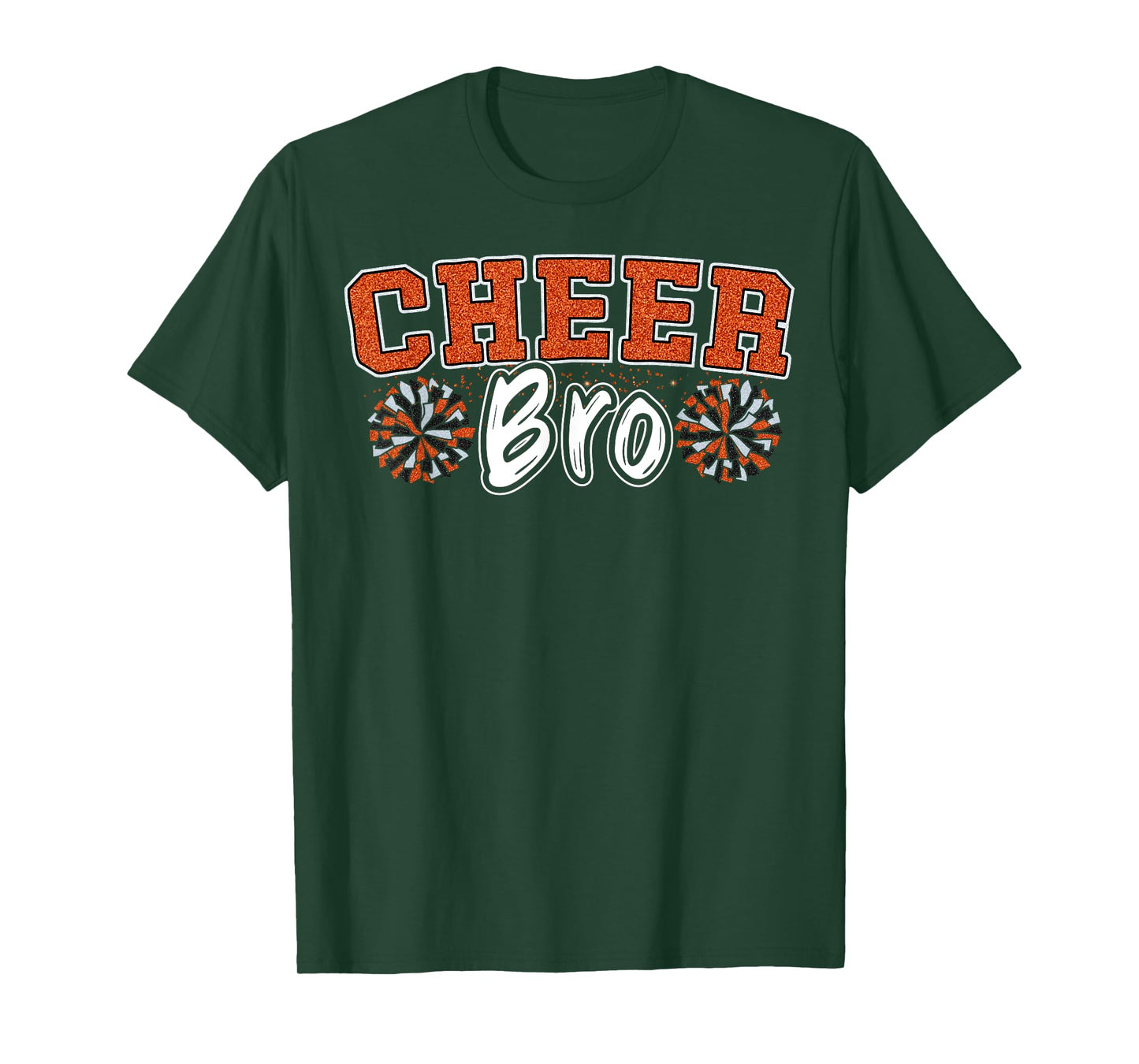 Cheer Bro My Favorite Cheerleader Calls Me Brother Orange T-Shirt