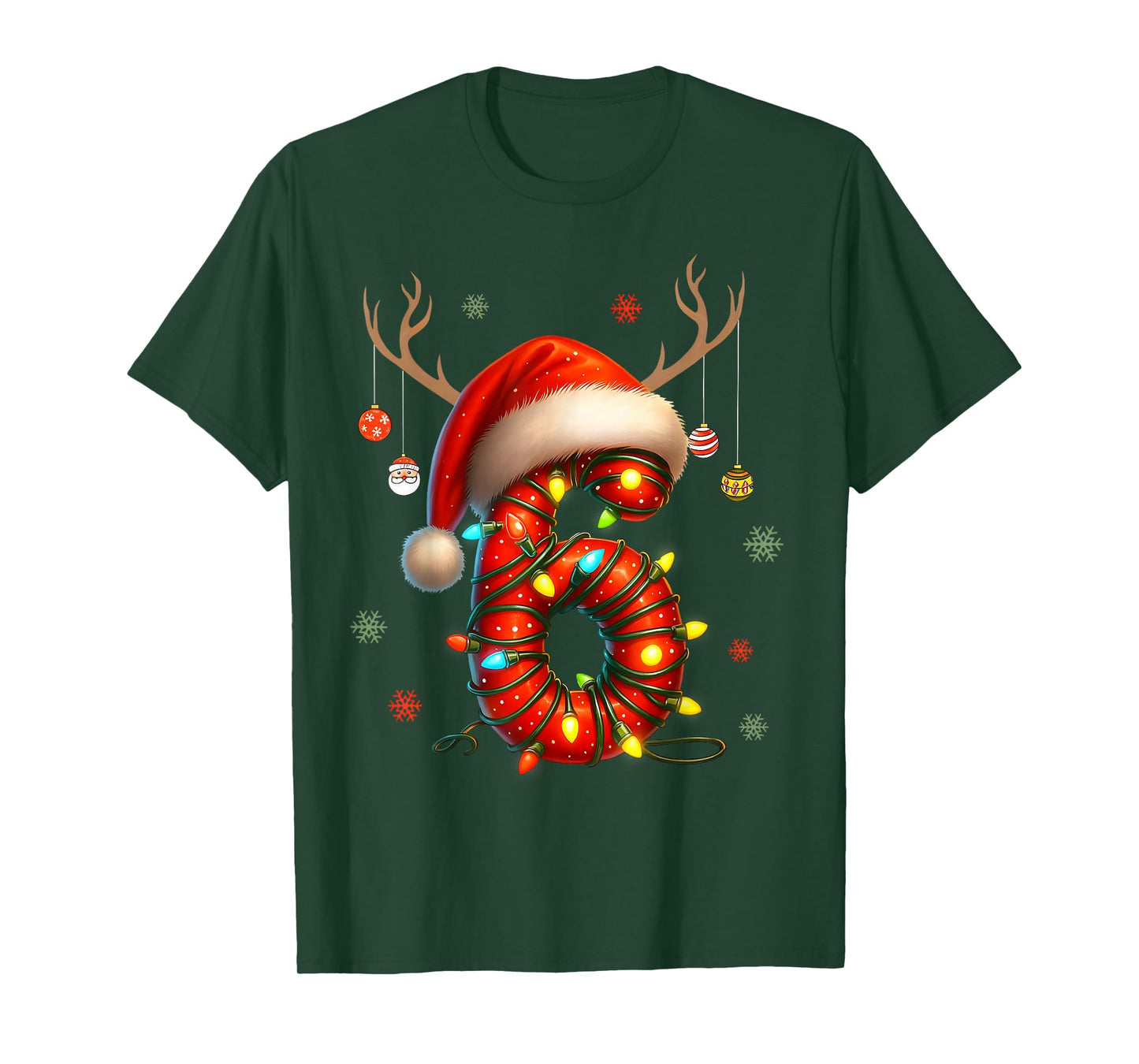 6 7 Six Seven Gen Z Alpha Merry Christmas Holiday Couples T-Shirt