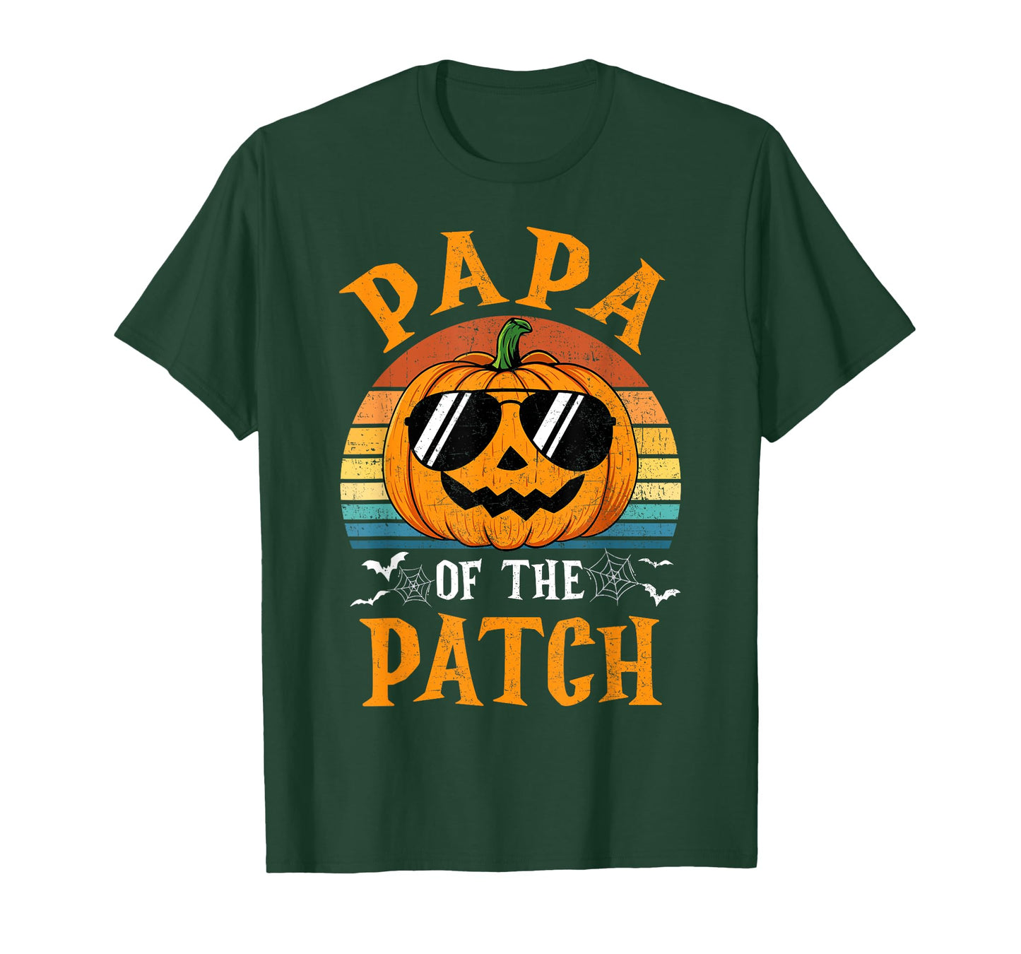 Pumpkin Papa Of The Patch Halloween Costume Family T-Shirt