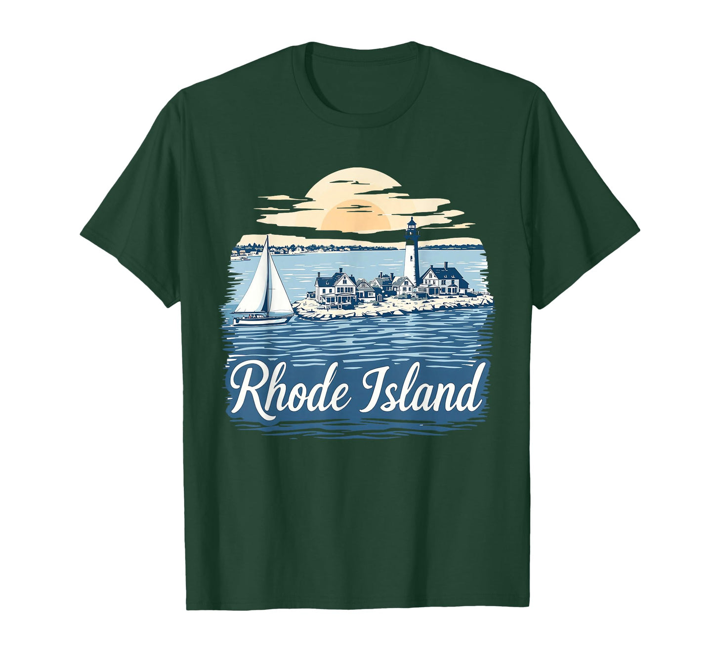 Vintage Rhode Island Retro T-Shirt