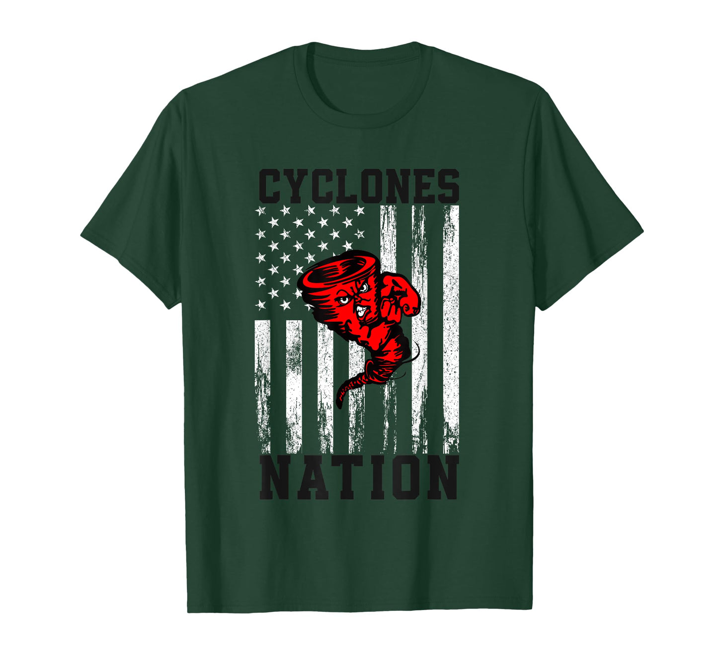 Harlan Community Cyclones Logo Nation HS T-Shirt